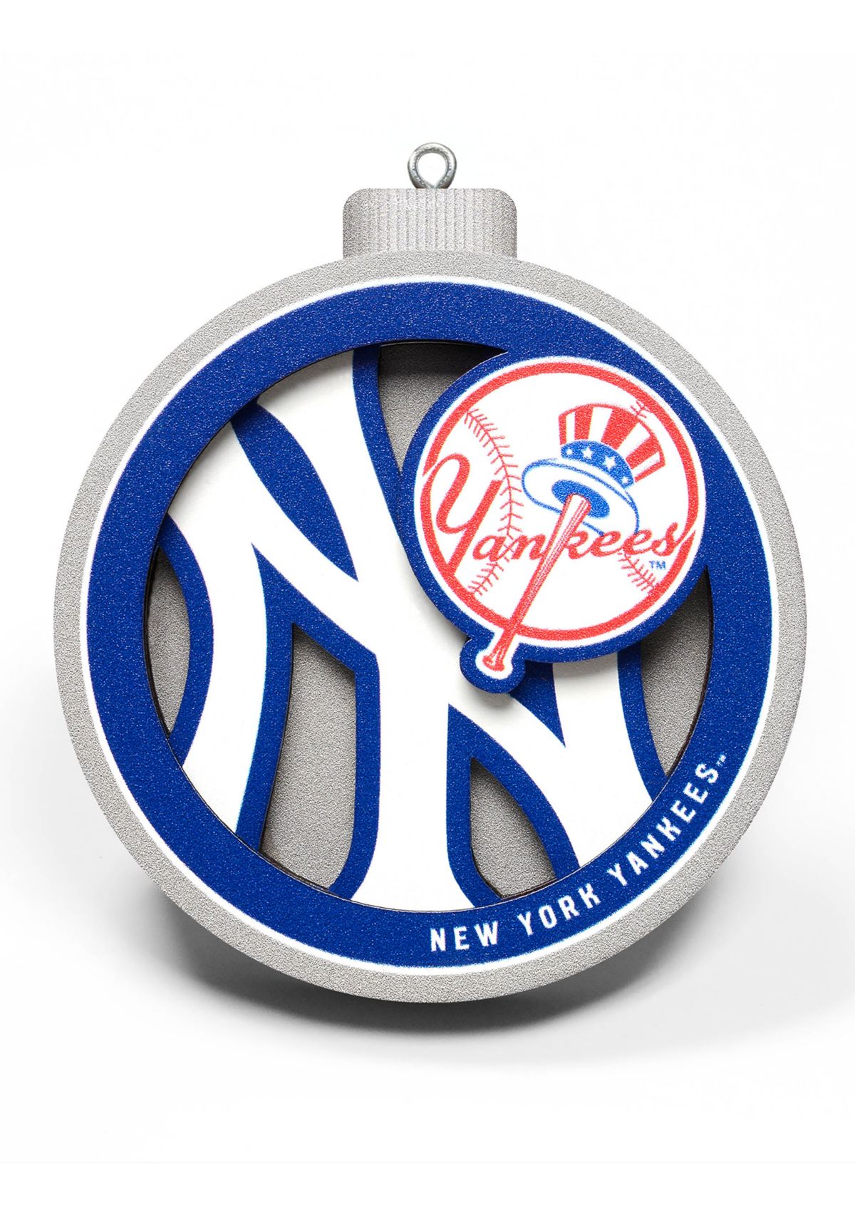 YouTheFan MLB New York Yankees 3D Logo Series Ornaments