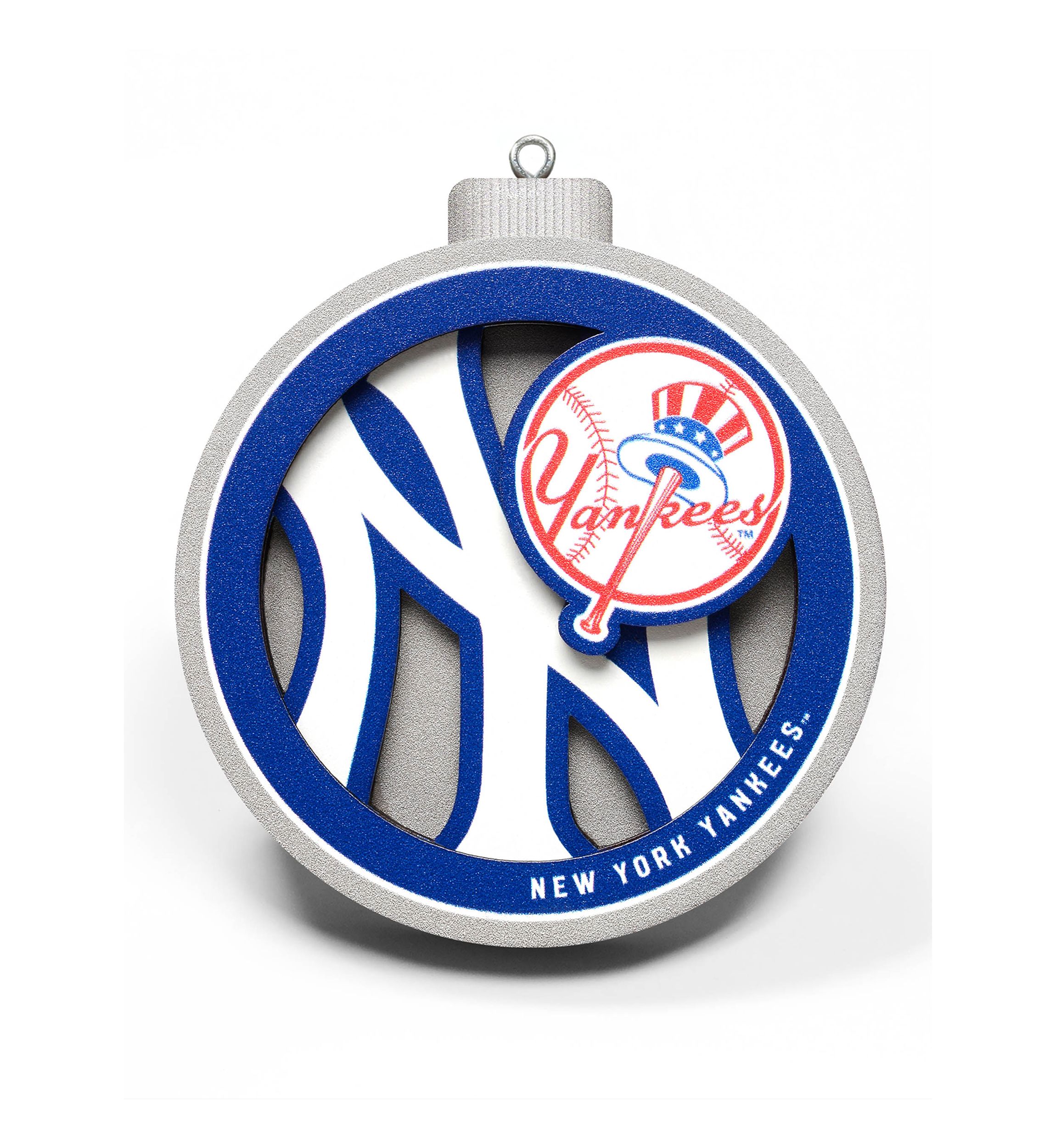 YouTheFan MLB New York Yankees 3D Logo Series Ornaments
