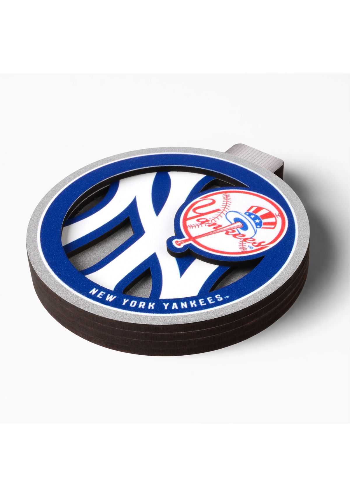 YouTheFan MLB New York Yankees 3D Logo Series Ornaments