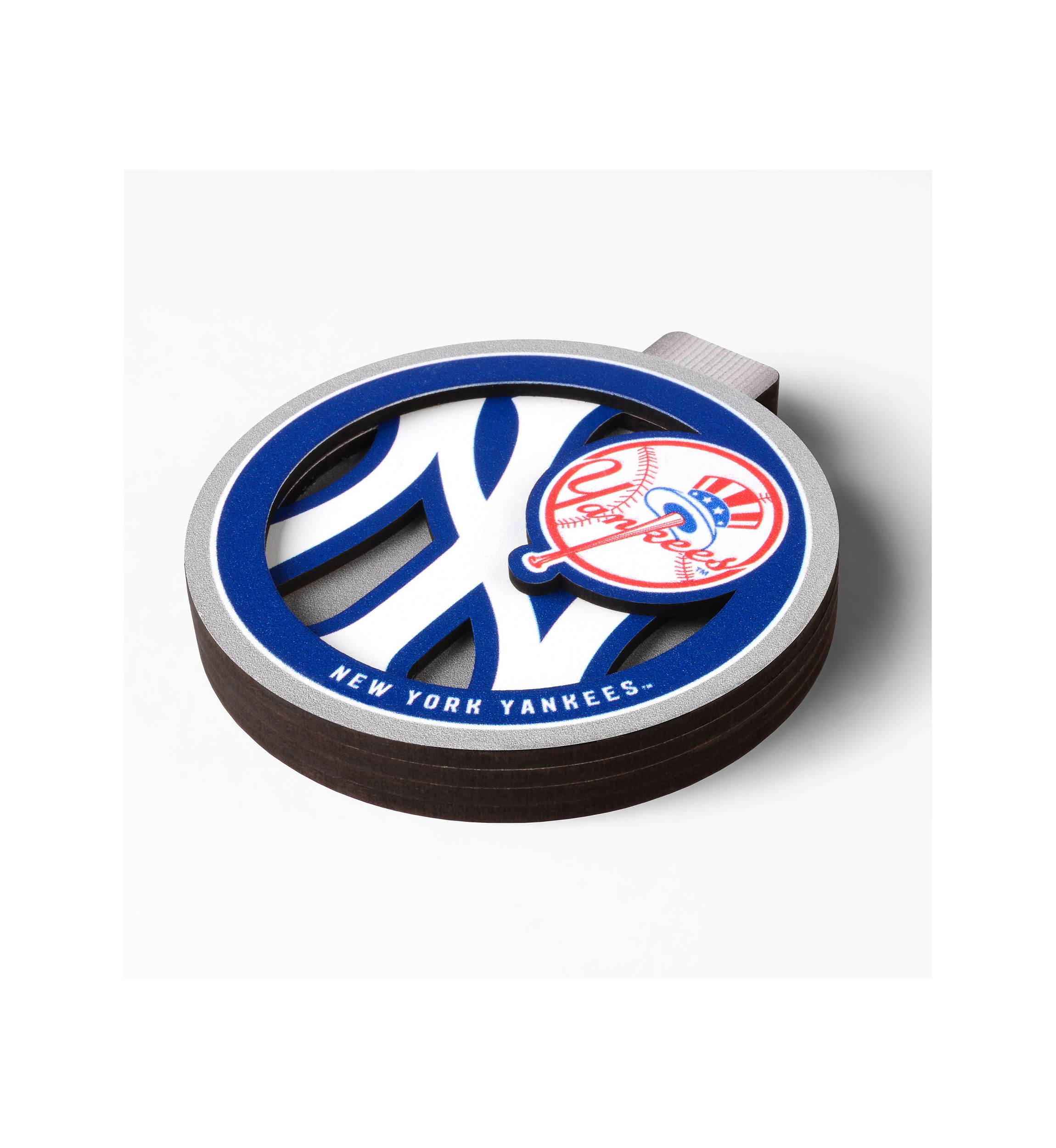 YouTheFan MLB New York Yankees 3D Logo Series Ornaments