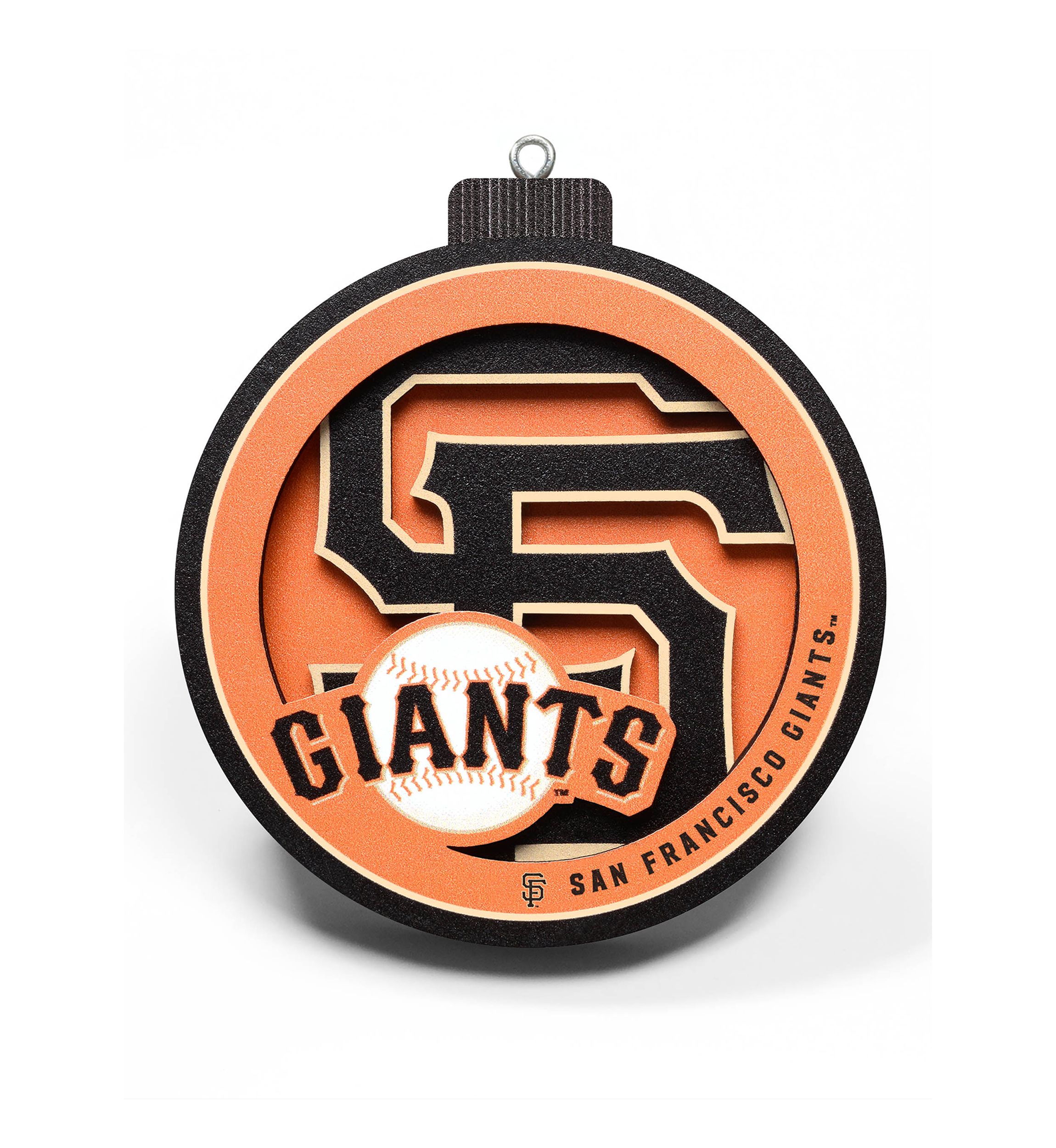 YouTheFan MLB San Francisco Giants 3D Logo Series Ornaments