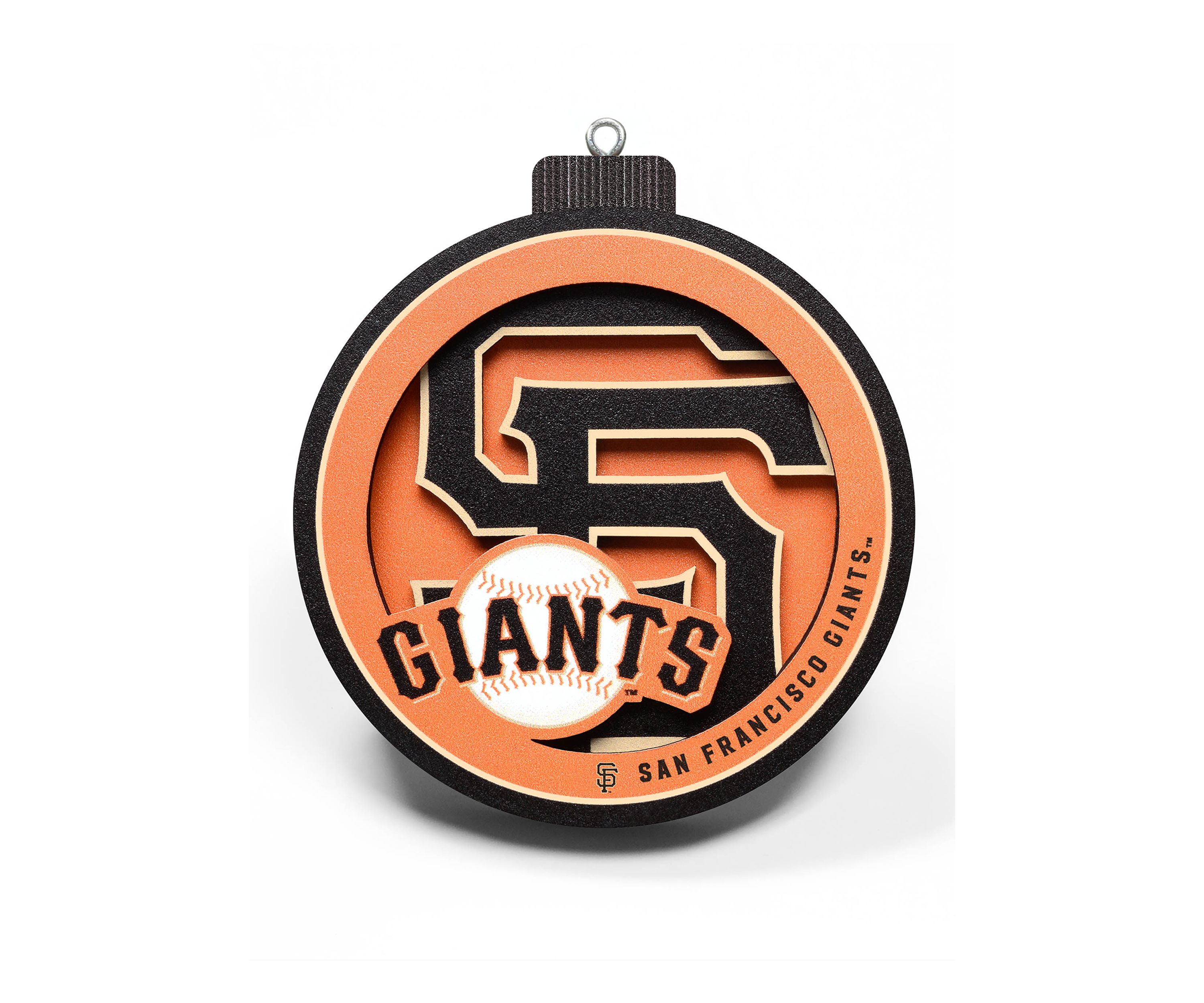 YouTheFan MLB San Francisco Giants 3D Logo Series Ornaments