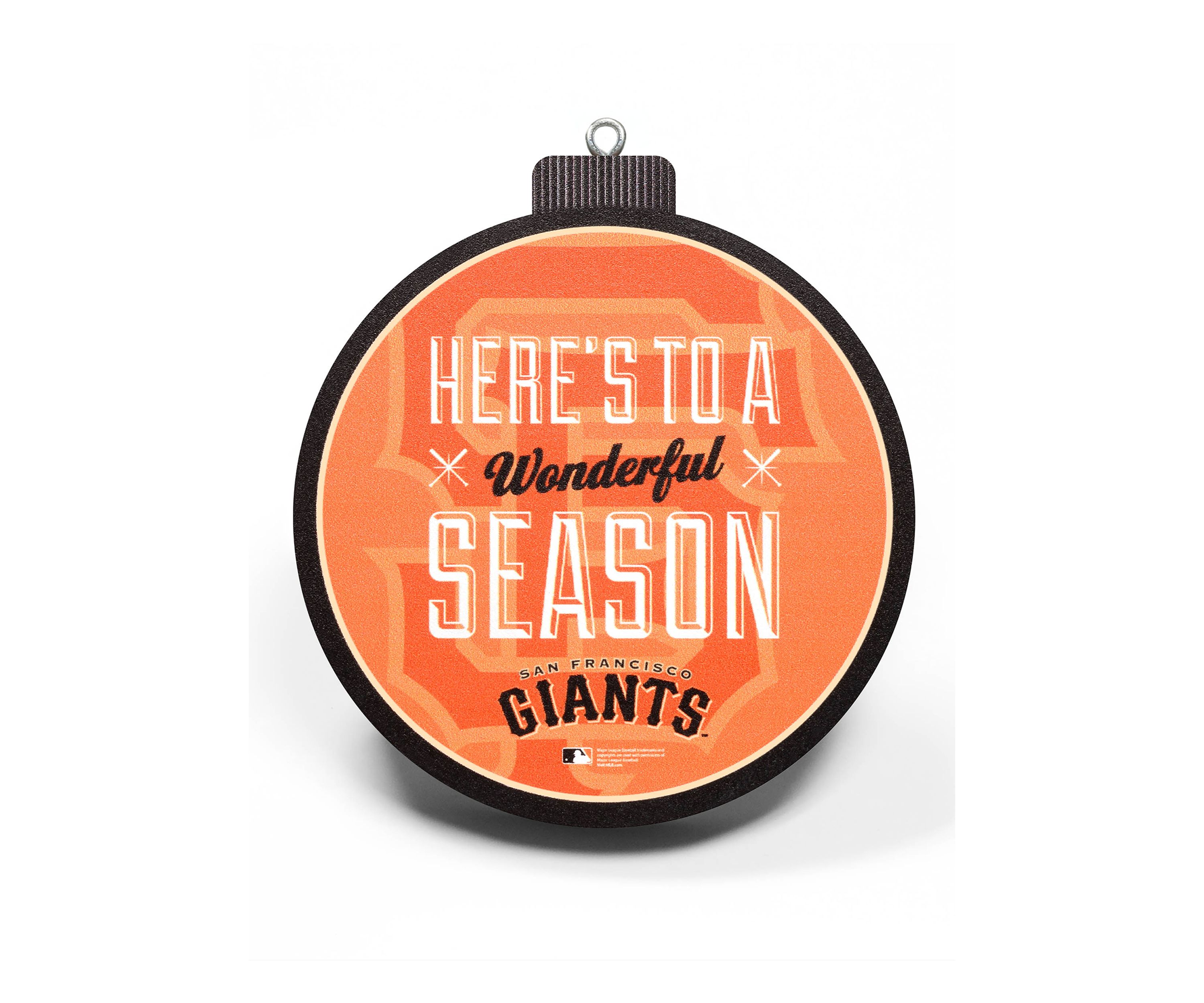 YouTheFan MLB San Francisco Giants 3D Logo Series Ornaments