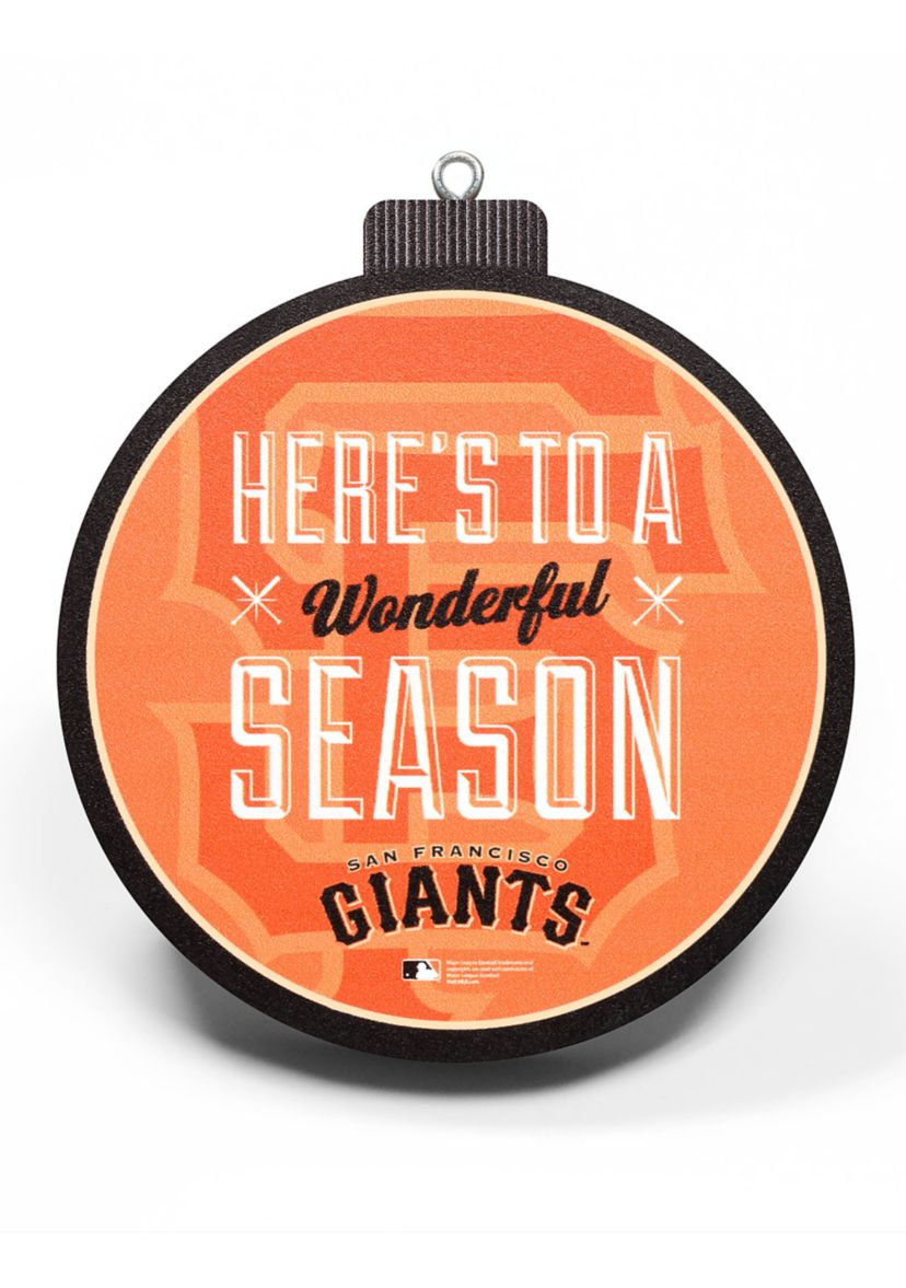YouTheFan MLB San Francisco Giants 3D Logo Series Ornaments