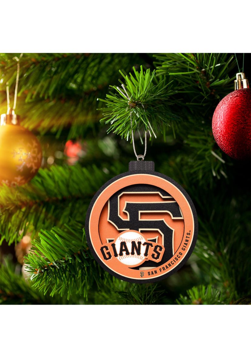 YouTheFan MLB San Francisco Giants 3D Logo Series Ornaments