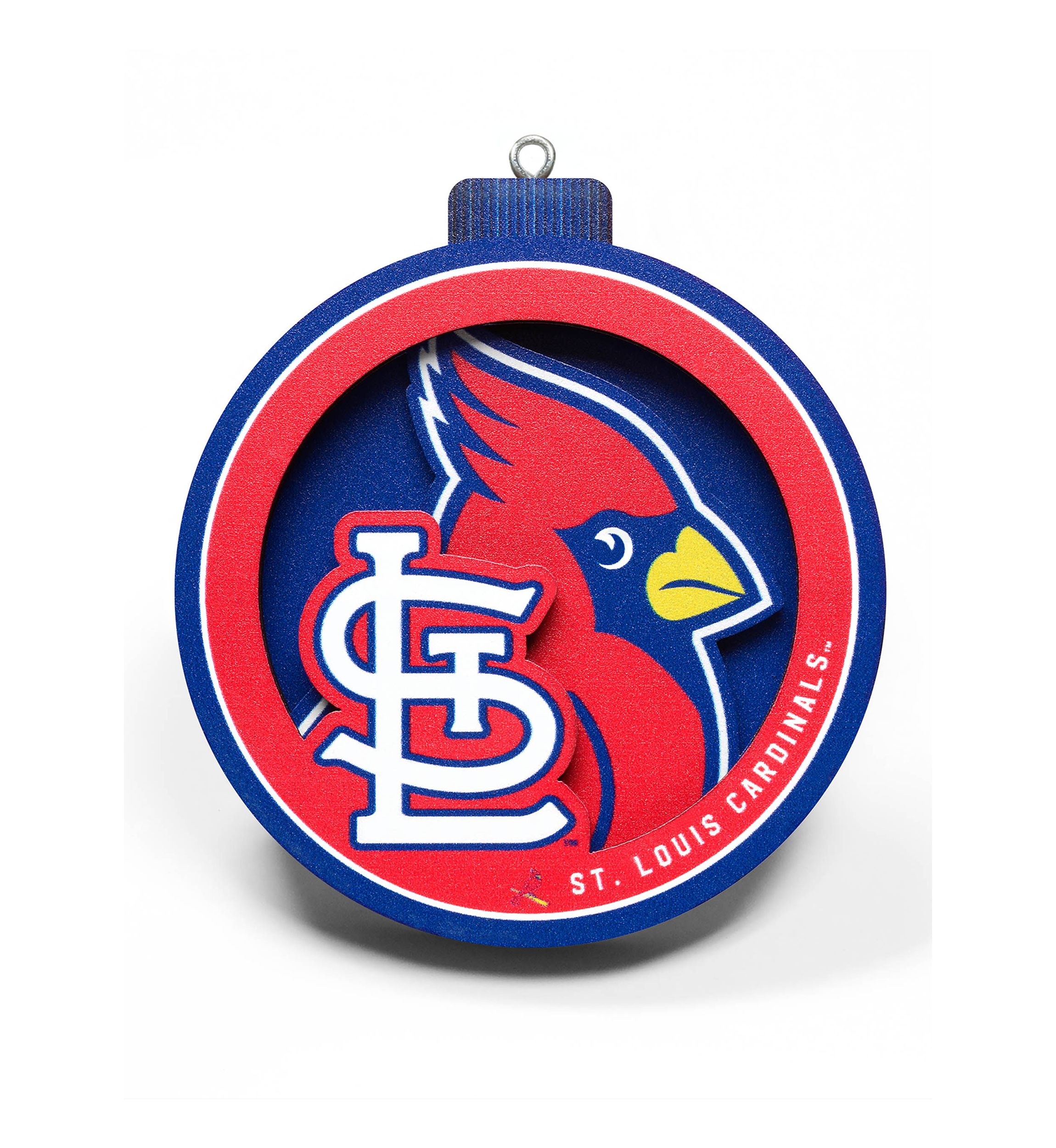 YouTheFan MLB St. Louis Cardinals 3D Logo Series Ornaments