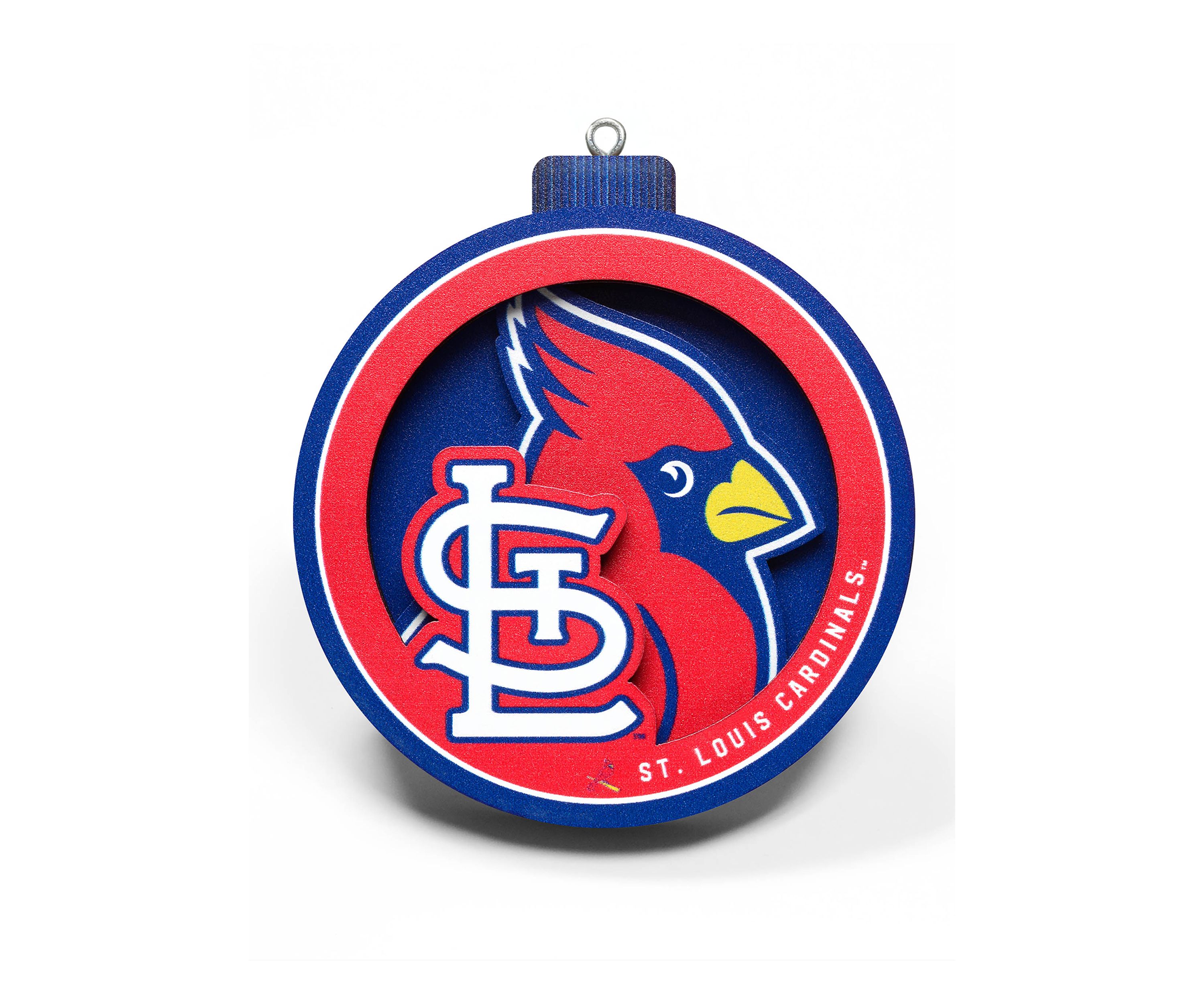 YouTheFan MLB St. Louis Cardinals 3D Logo Series Ornaments