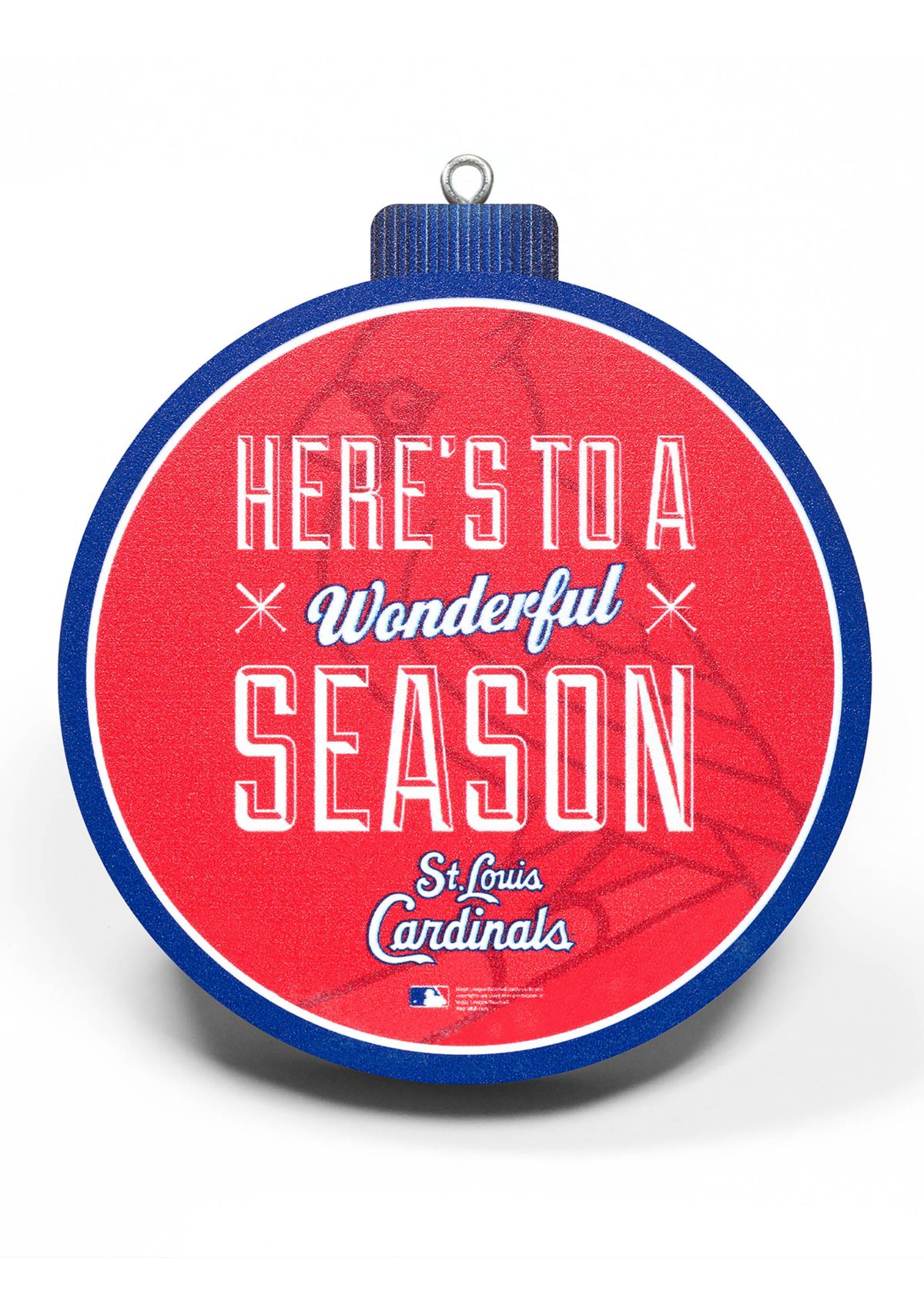 YouTheFan MLB St. Louis Cardinals 3D Logo Series Ornaments