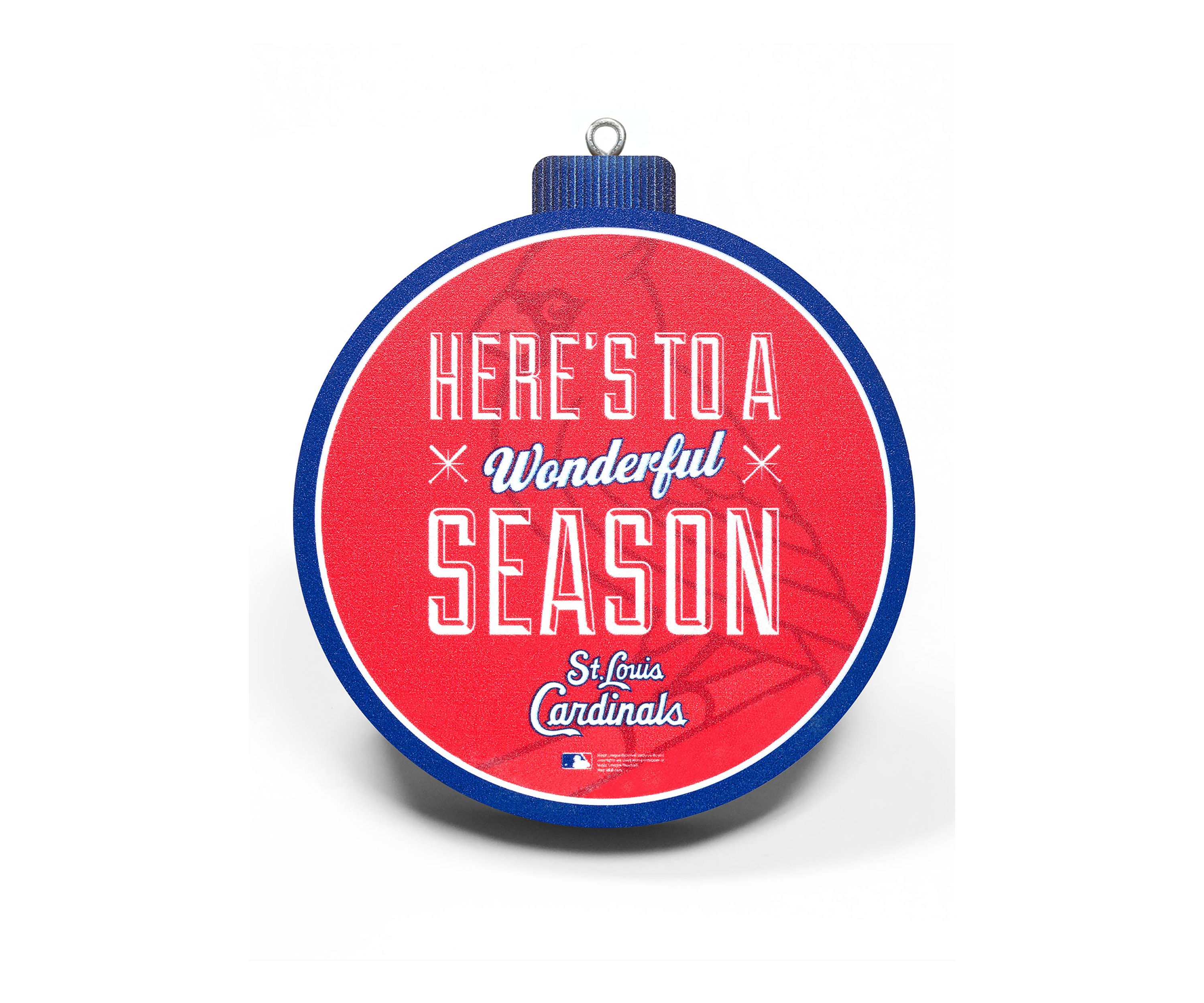 YouTheFan MLB St. Louis Cardinals 3D Logo Series Ornaments