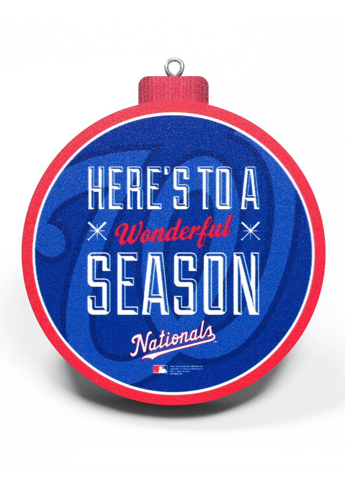 YouTheFan MLB Washington Nationals 3D Logo Series Ornaments