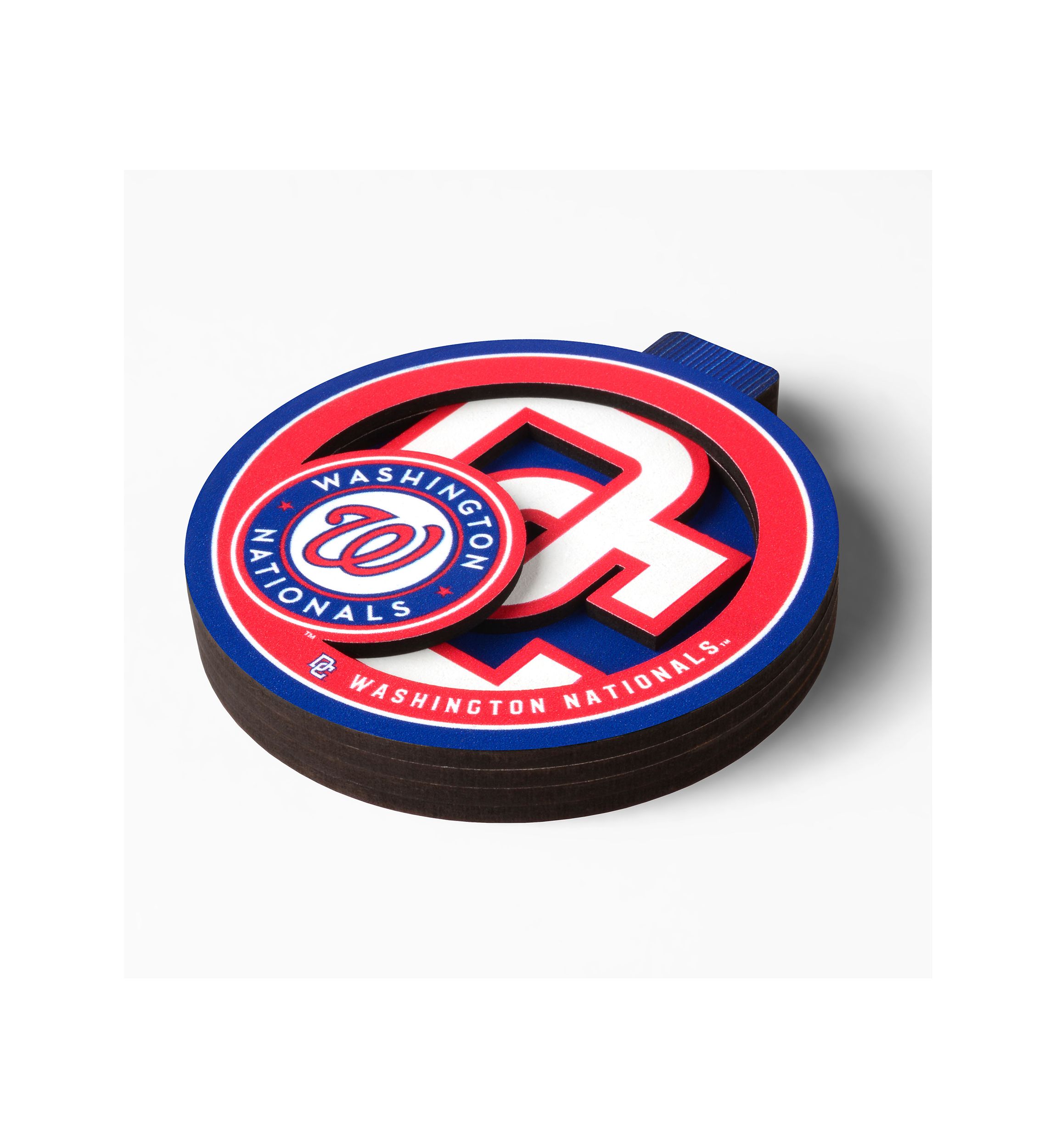 YouTheFan MLB Washington Nationals 3D Logo Series Ornaments