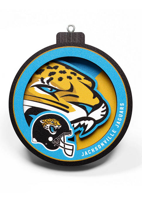 You The Fan NFL Jacksonville Jaguars 3D Logo
