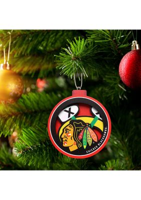 YouTheFan NHL Chicago Blackhawks 3D Logo Series Ornaments