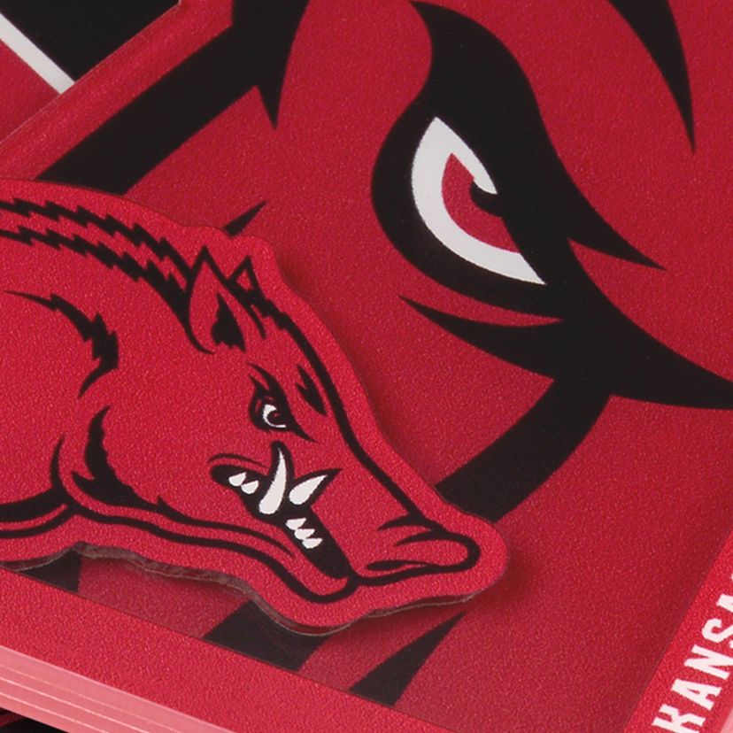 YouTheFan NCAA Arkansas Razorbacks 3D Logo Series Coasters
