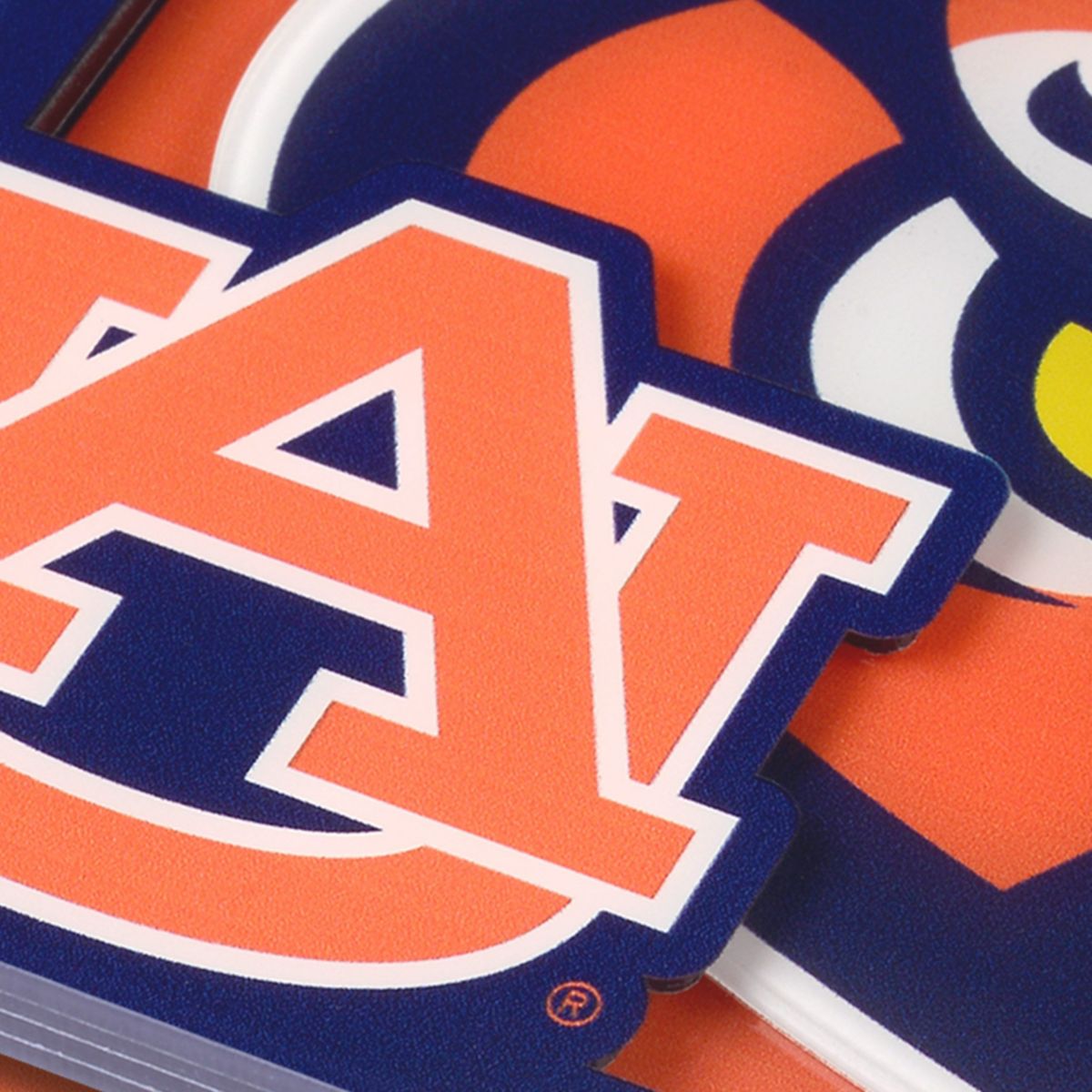 YouTheFan NCAA Auburn Tigers 3D Logo Series Coasters