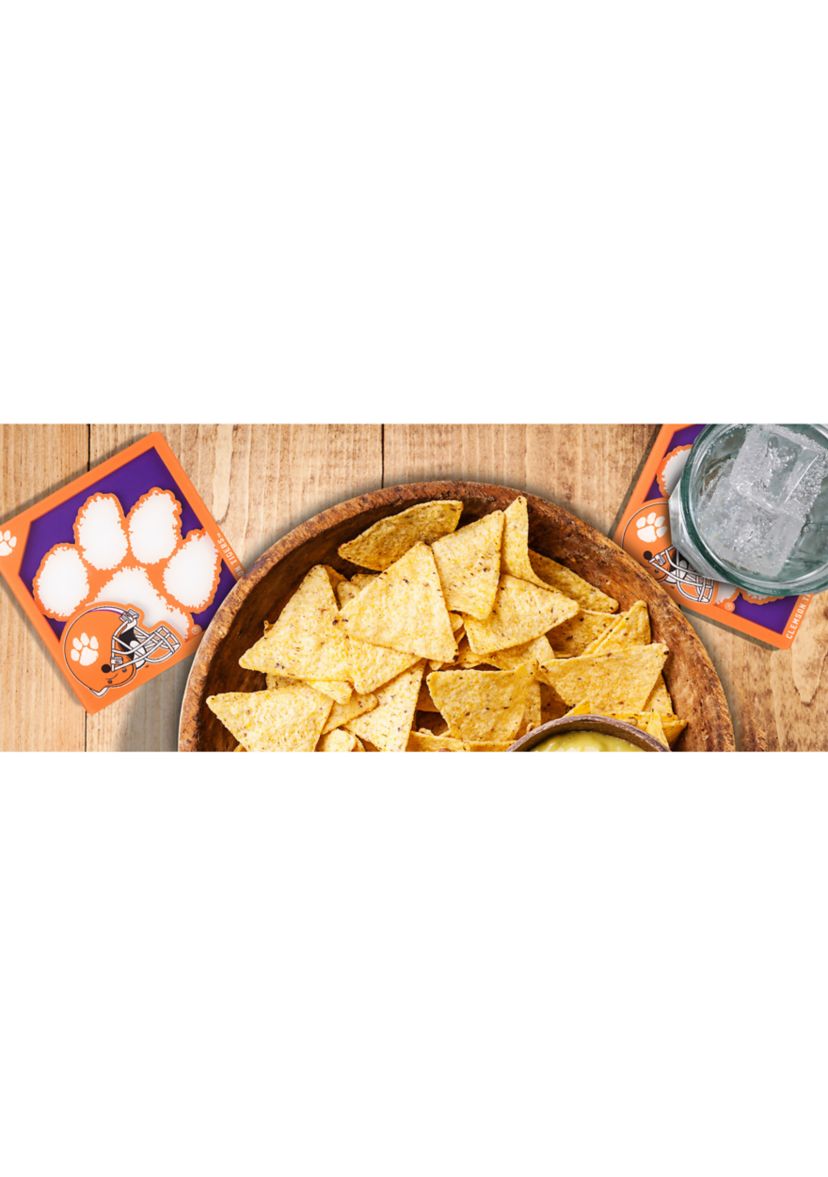 YouTheFan NCAA Clemson Tigers 3D Logo Series Coasters