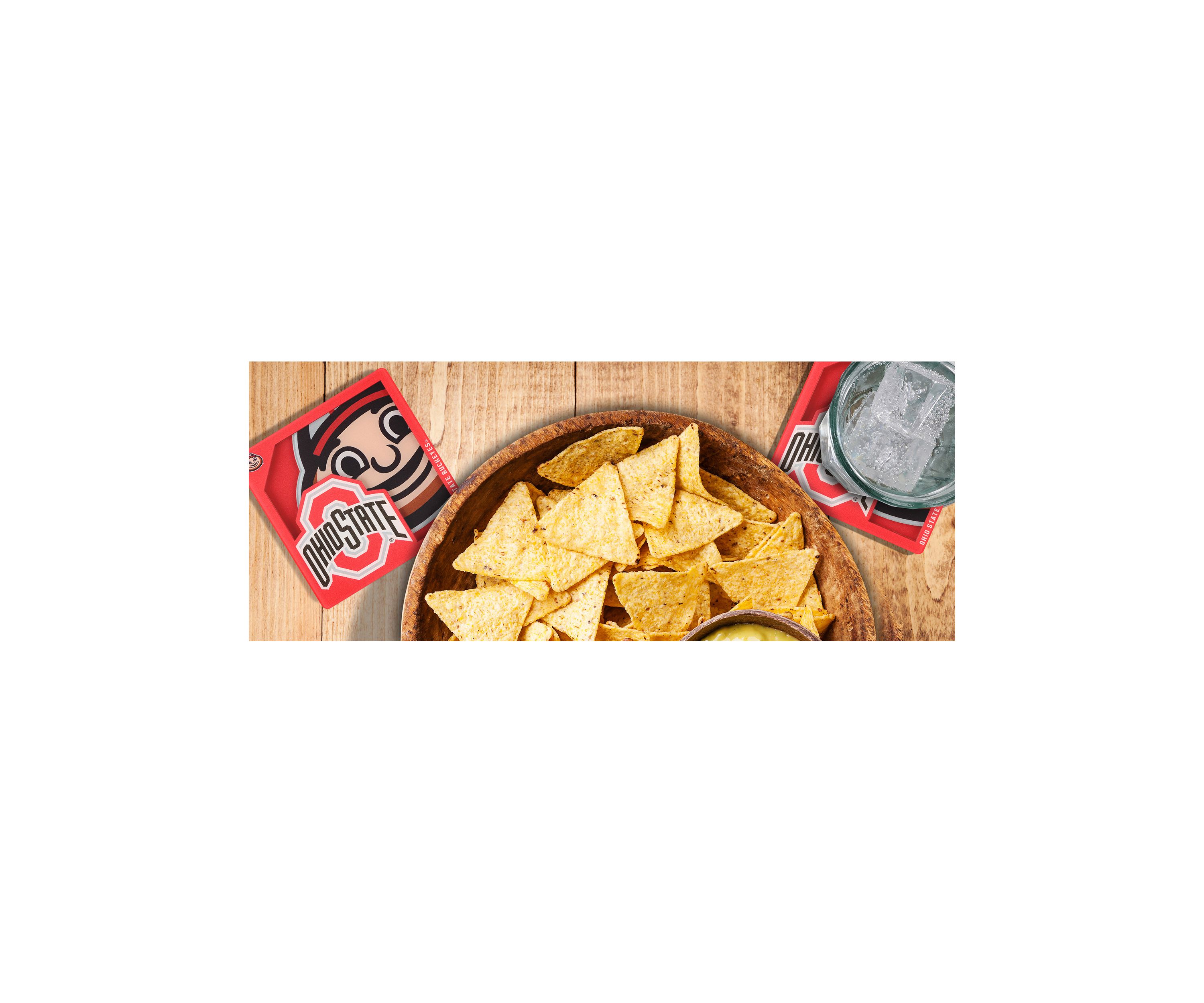 YouTheFan NCAA Ohio State Buckeyes 3D Logo Series Coasters