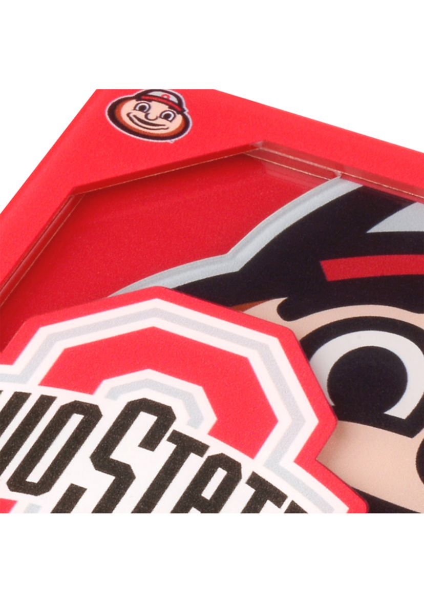 YouTheFan NCAA Ohio State Buckeyes 3D Logo Series Coasters