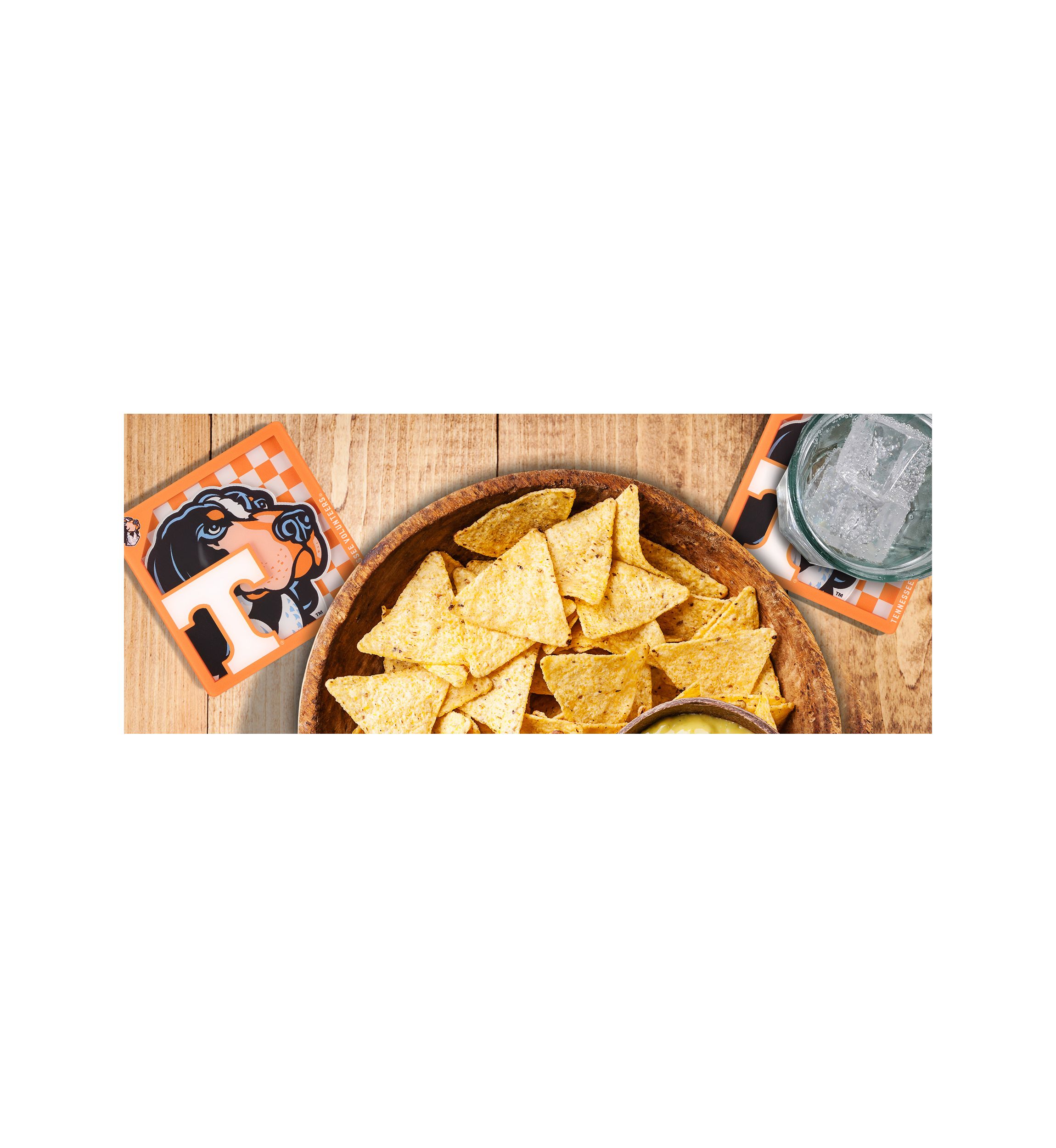 YouTheFan NCAA Tennessee Volunteers 3D Logo Series Coasters