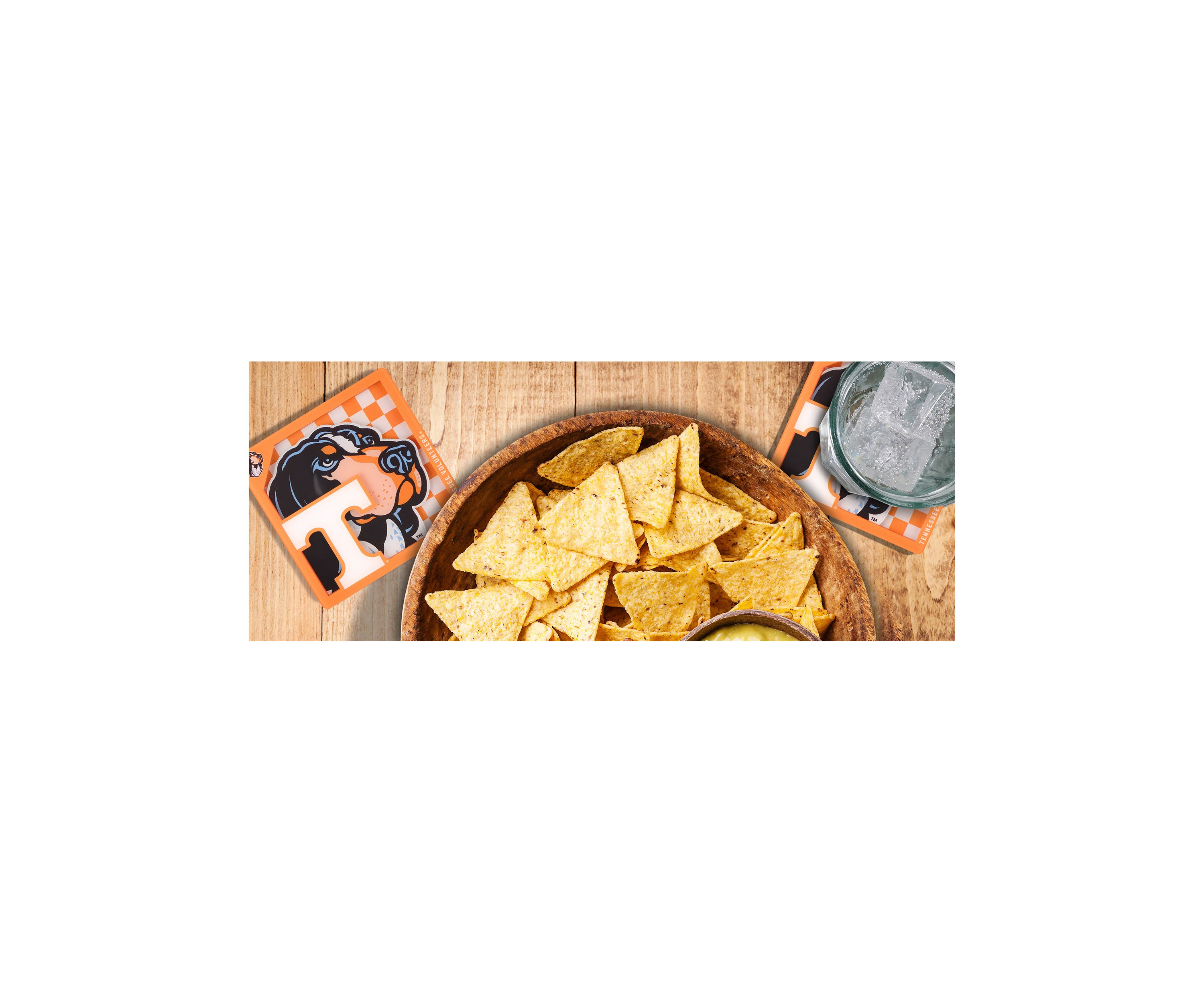 YouTheFan NCAA Tennessee Volunteers 3D Logo Series Coasters