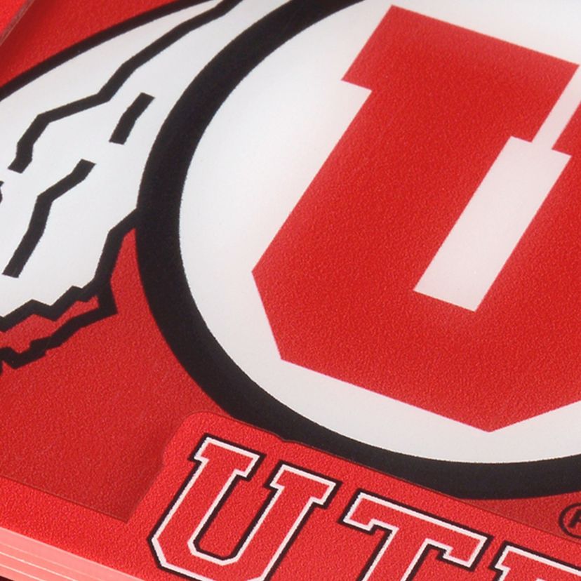YouTheFan NCAA Utah Utes 3D Logo Series Coasters