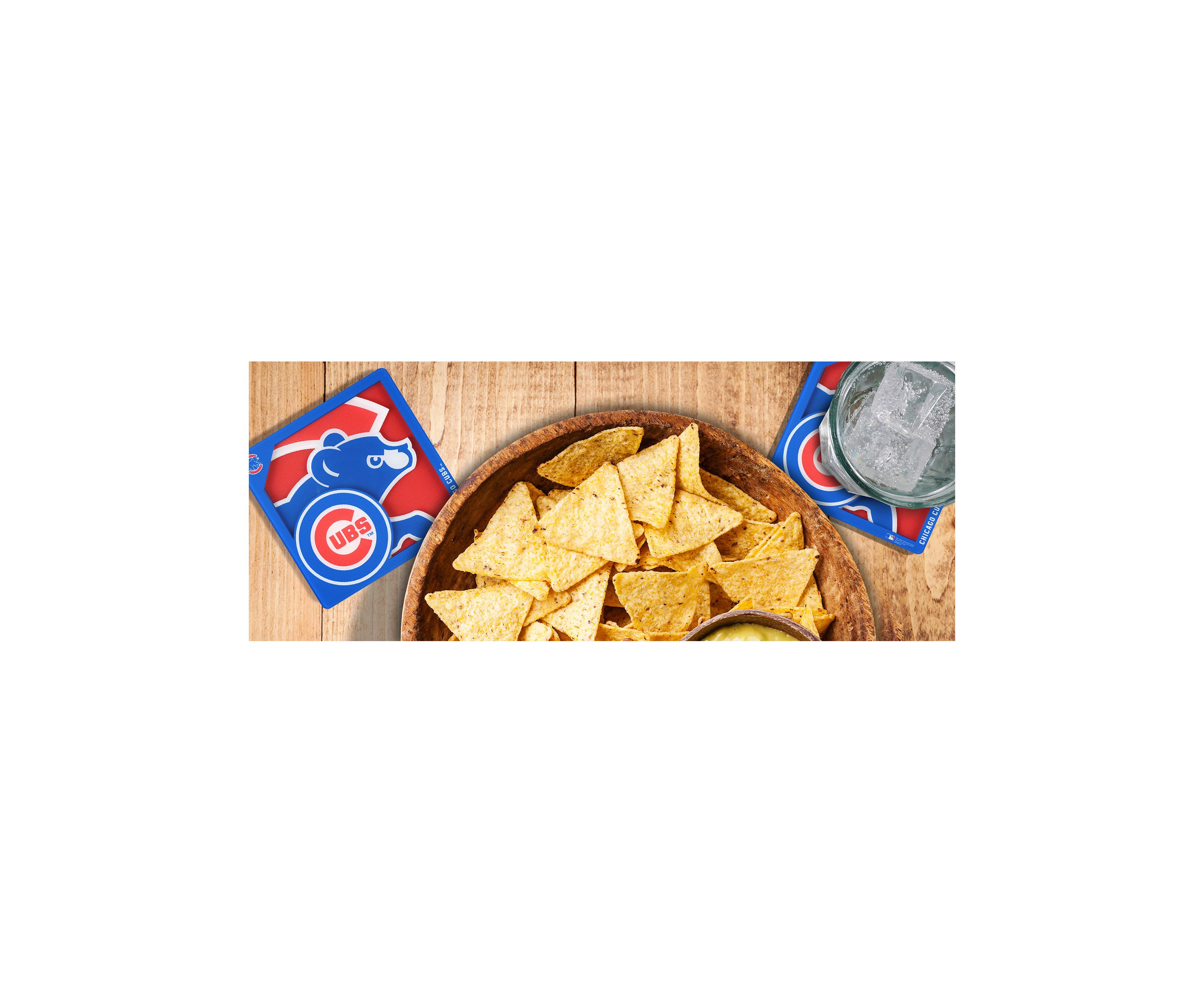 YouTheFan MLB Chicago Cubs 3D Logo Series Coasters