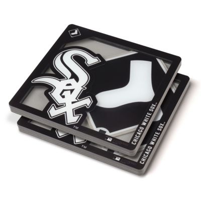 YouTheFan MLB Chicago White Sox 3D Logo Series Coasters