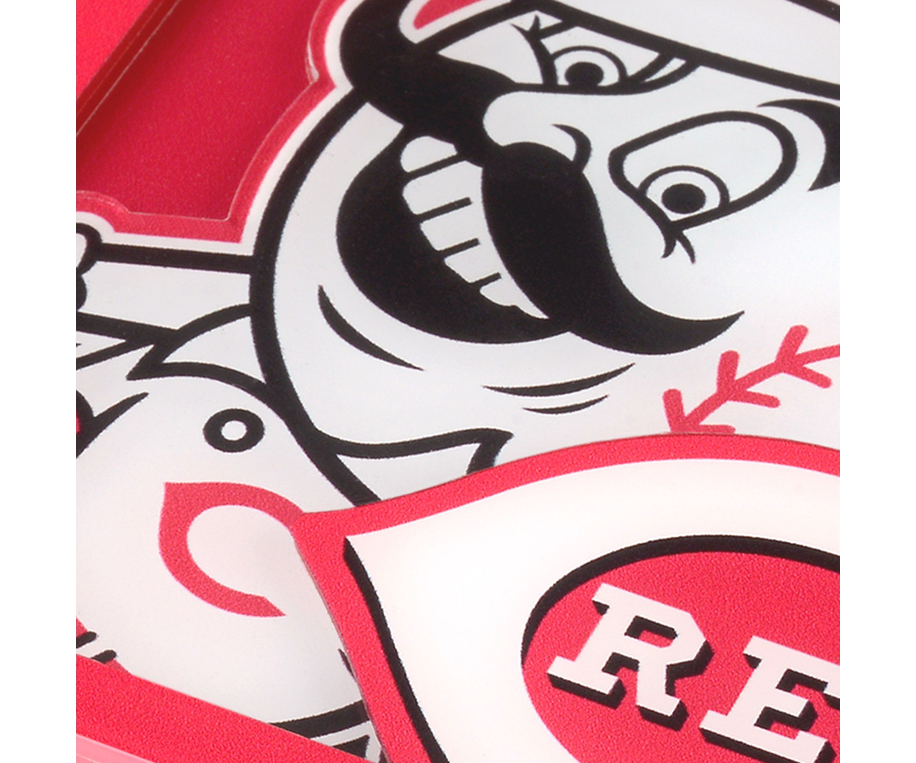 YouTheFan MLB Cincinnati Reds 3D Logo Series Coasters