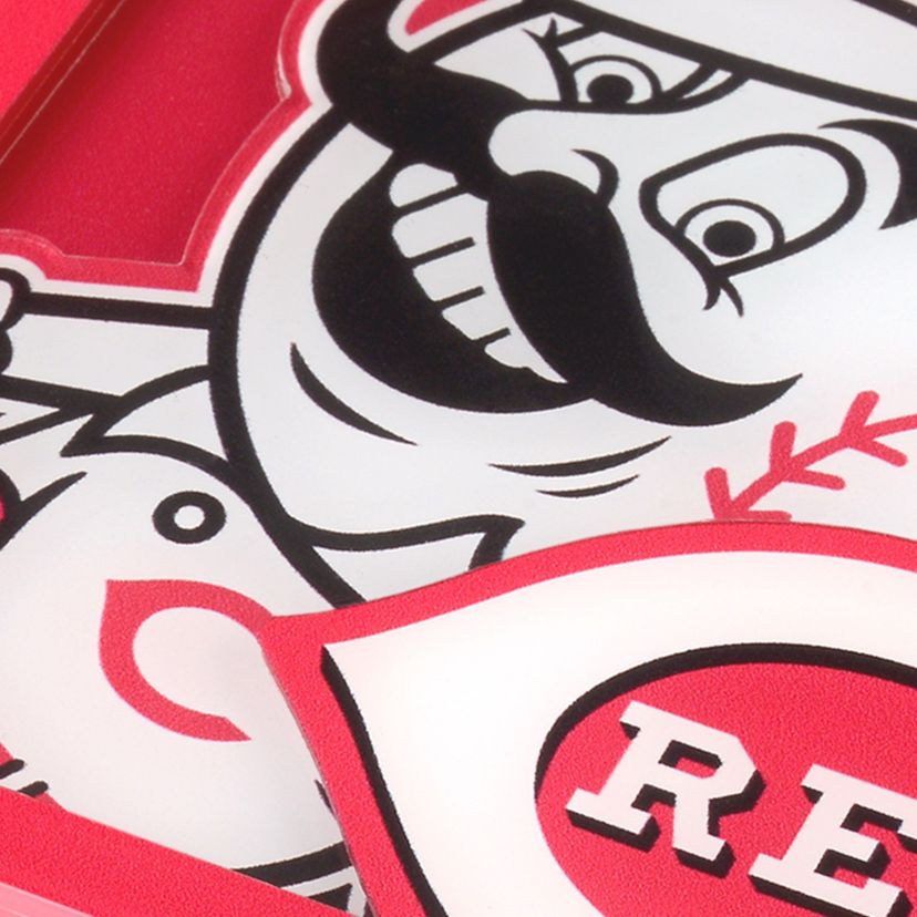 YouTheFan MLB Cincinnati Reds 3D Logo Series Coasters