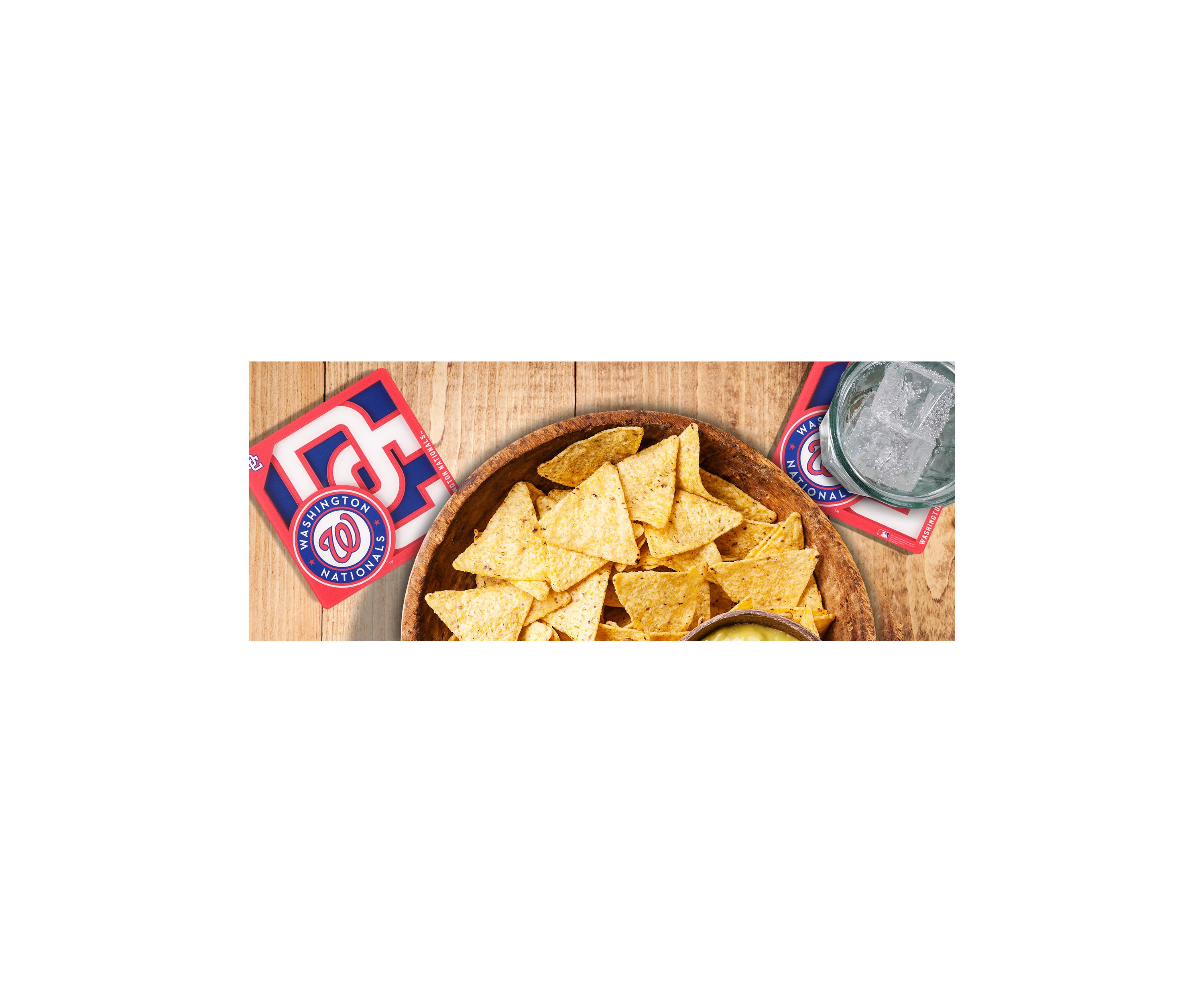 YouTheFan MLB Washington Nationals 3D Logo Series Coasters