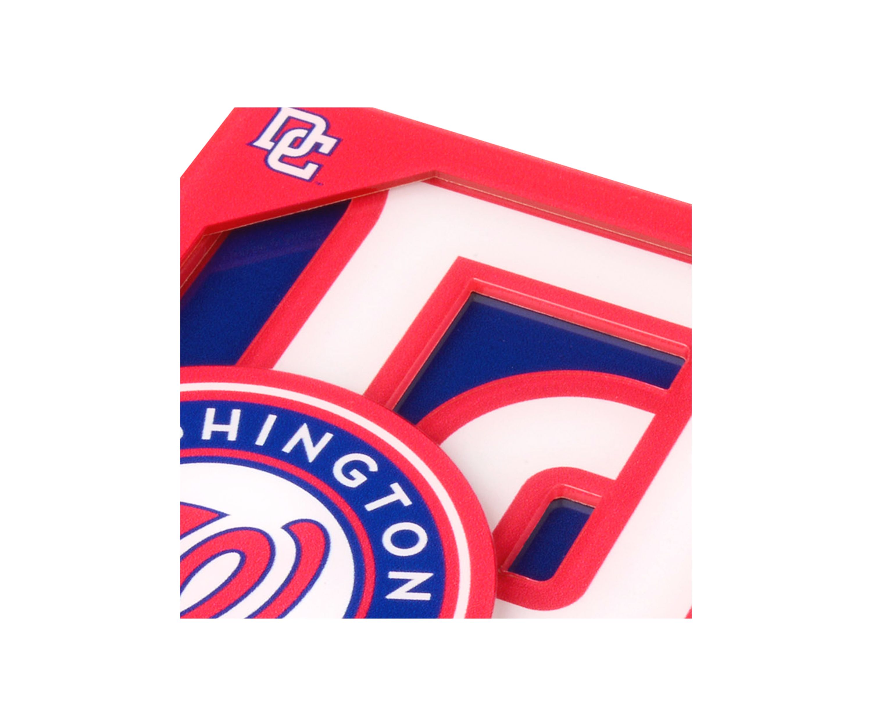 YouTheFan MLB Washington Nationals 3D Logo Series Coasters