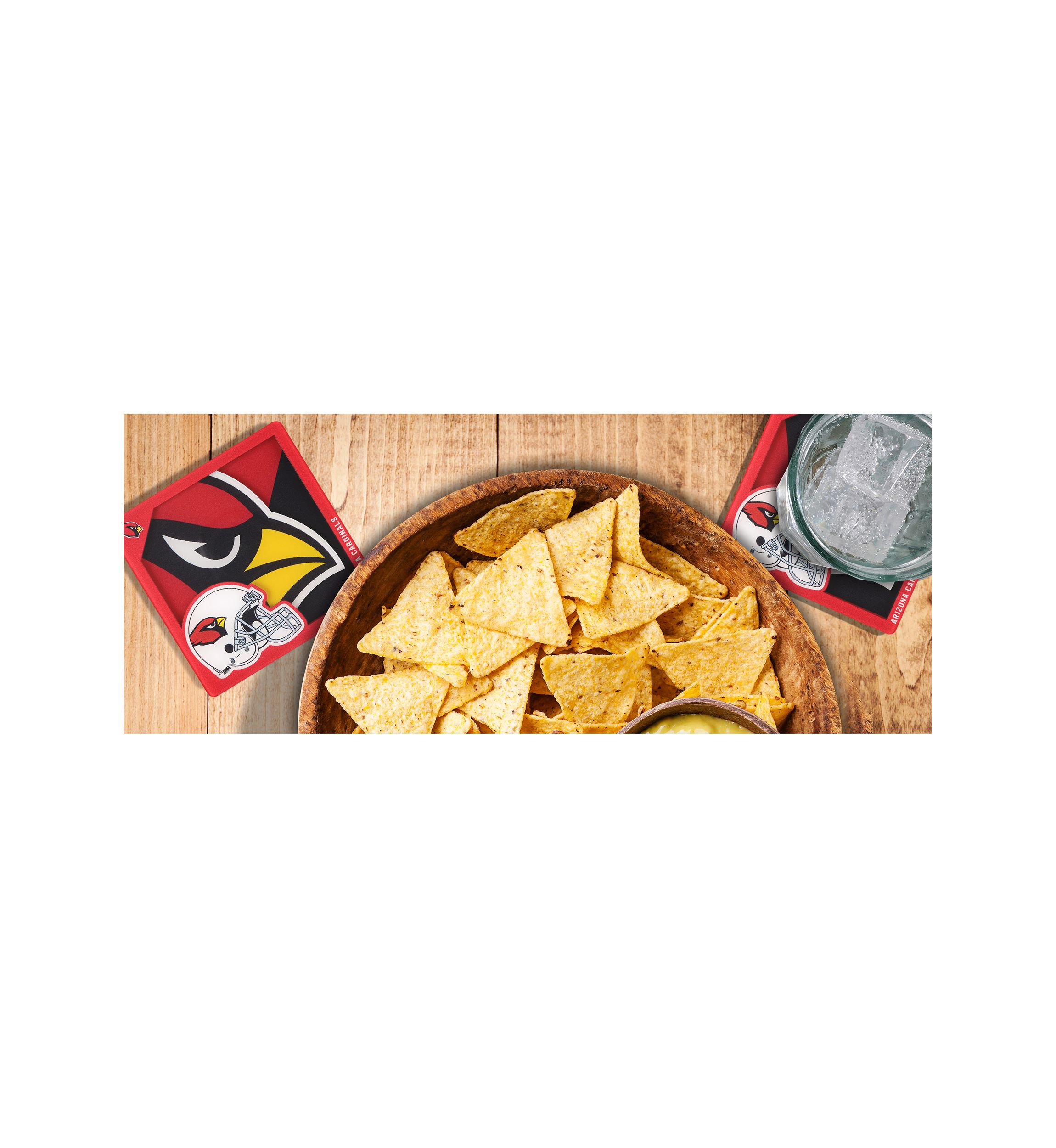 YouTheFan NFL Arizona Cardinals 3D Logo Series Coasters