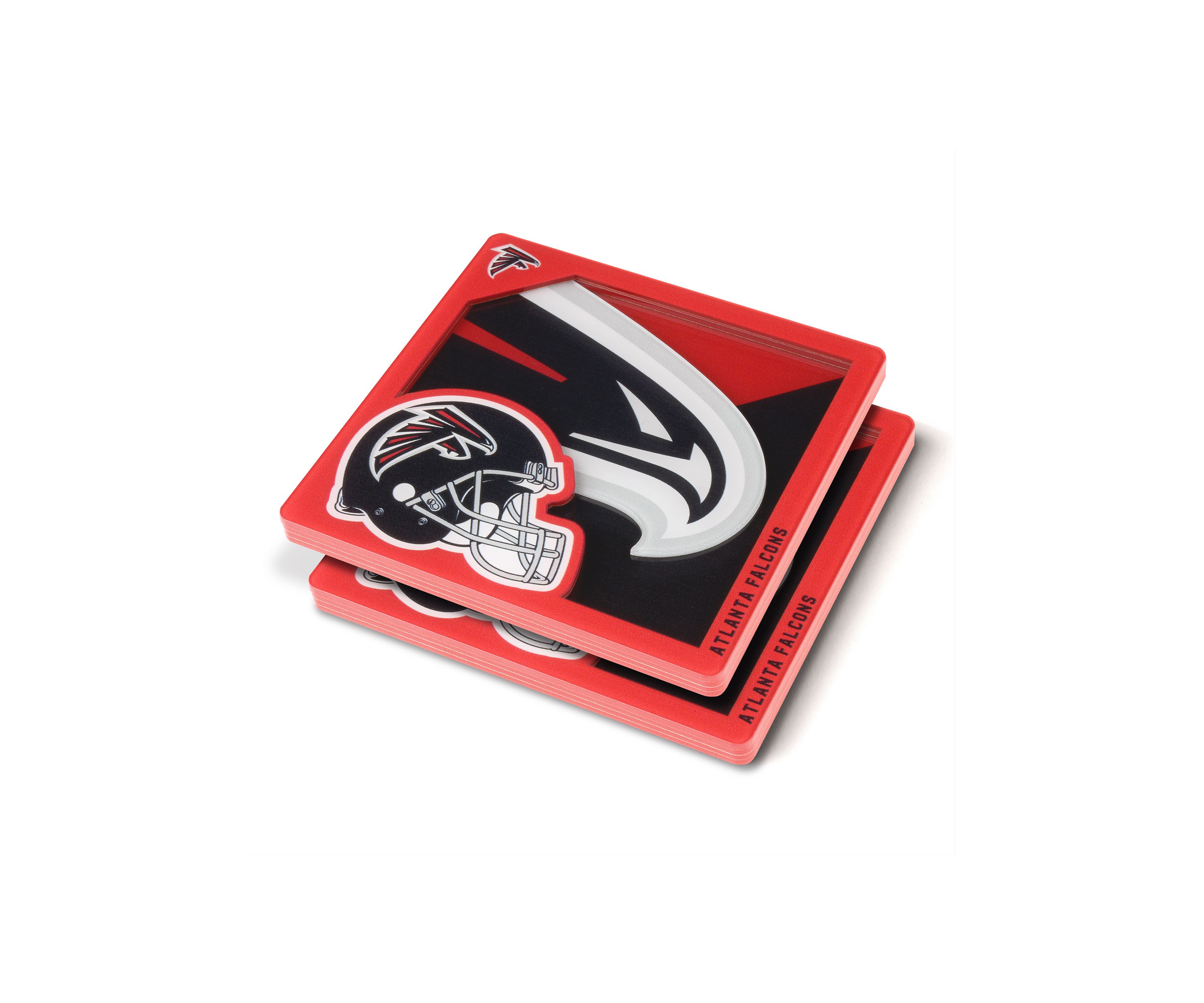 YouTheFan NFL Atlanta Falcons 3D Logo Series Coasters