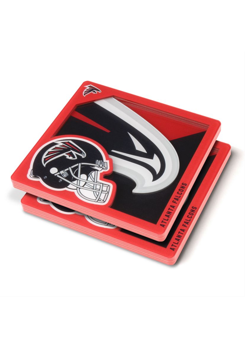 YouTheFan NFL Atlanta Falcons 3D Logo Series Coasters