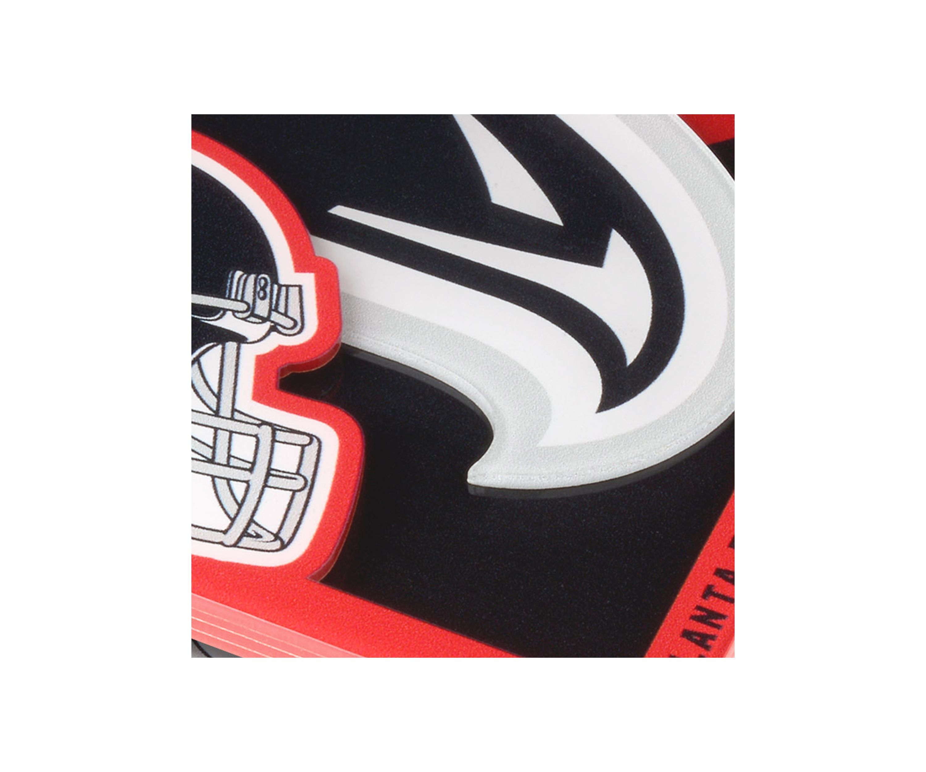 YouTheFan NFL Atlanta Falcons 3D Logo Series Coasters
