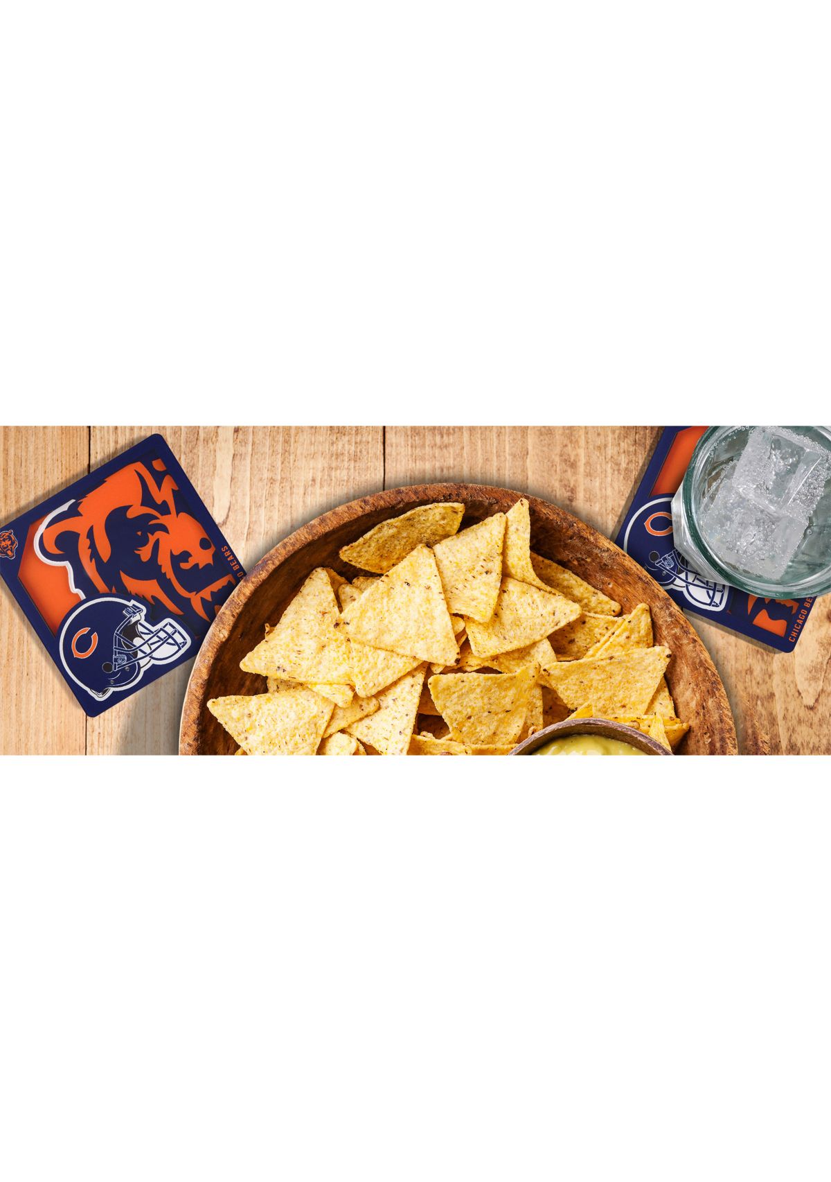 YouTheFan NFL Chicago Bears 3D Logo Series Coasters