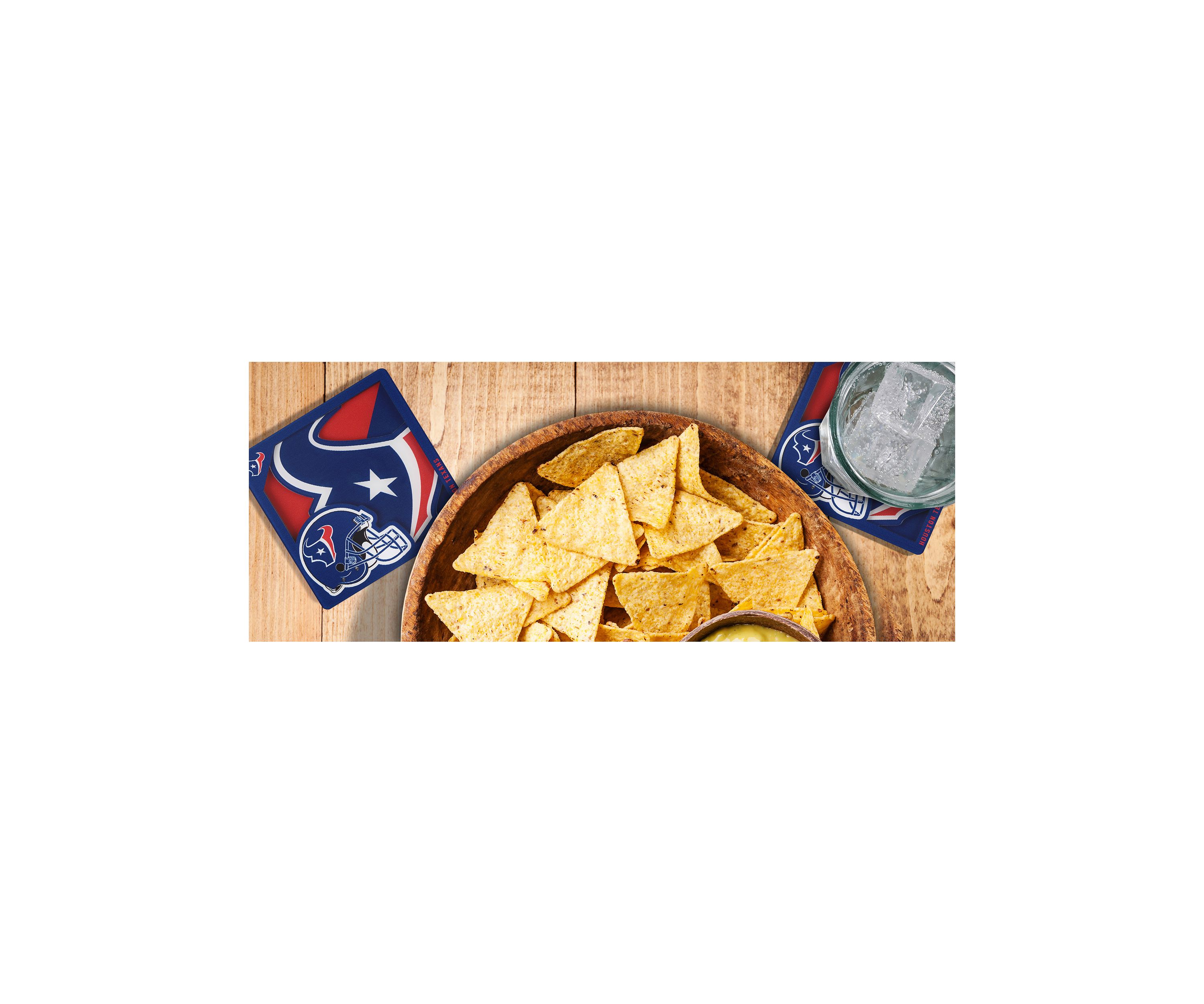YouTheFan NFL Houston Texans 3D Logo Series Coasters