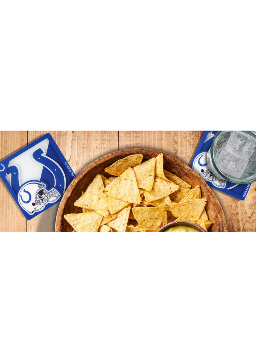 YouTheFan NFL Indianapolis Colts 3D Logo Series Coasters