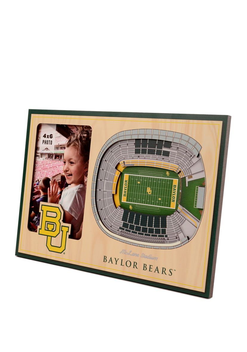YouTheFan NCAA Baylor Bears 3D StadiumView Picture Frame - McLane Stadium