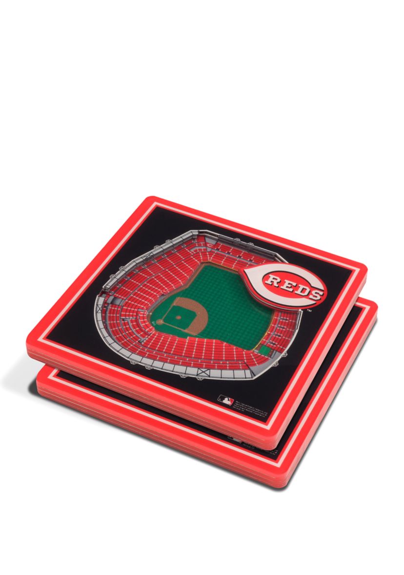 YouTheFan MLB Cincinnati Reds 3D StadiumView Coasters - Great American Ball Park