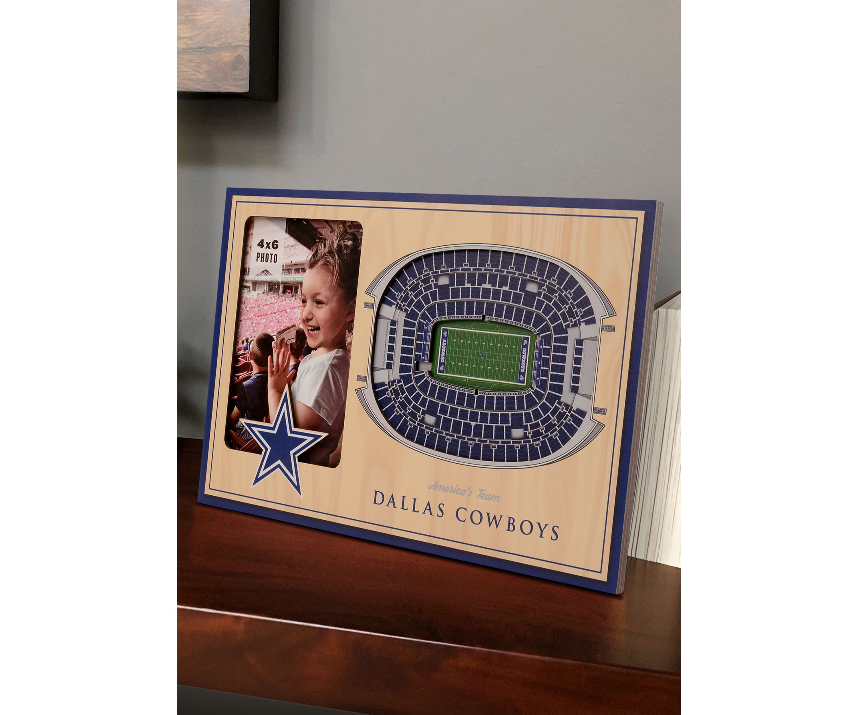 YouTheFan NFL Dallas Cowboys 3D StadiumView Picture Frame - AT&T Stadium