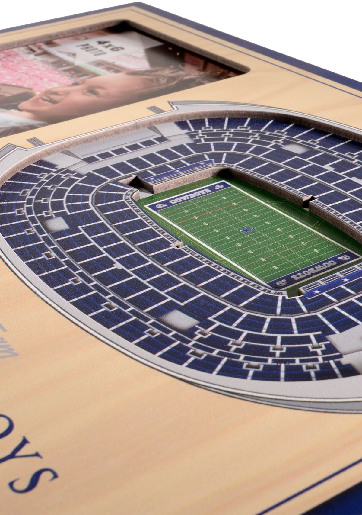 YouTheFan NFL Dallas Cowboys 3D StadiumView Picture Frame - AT&T Stadium
