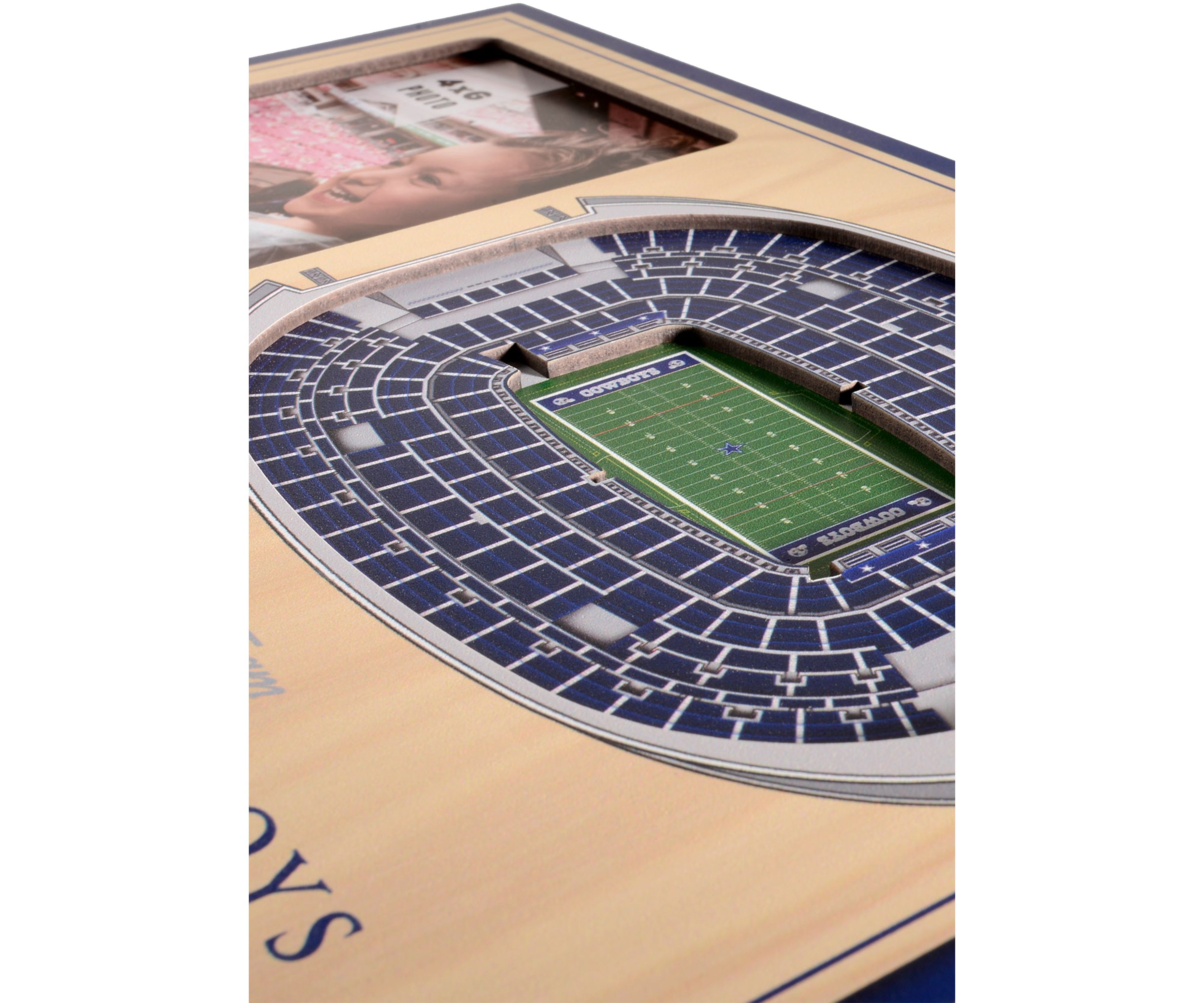 YouTheFan NFL Dallas Cowboys 3D StadiumView Picture Frame - AT&T Stadium