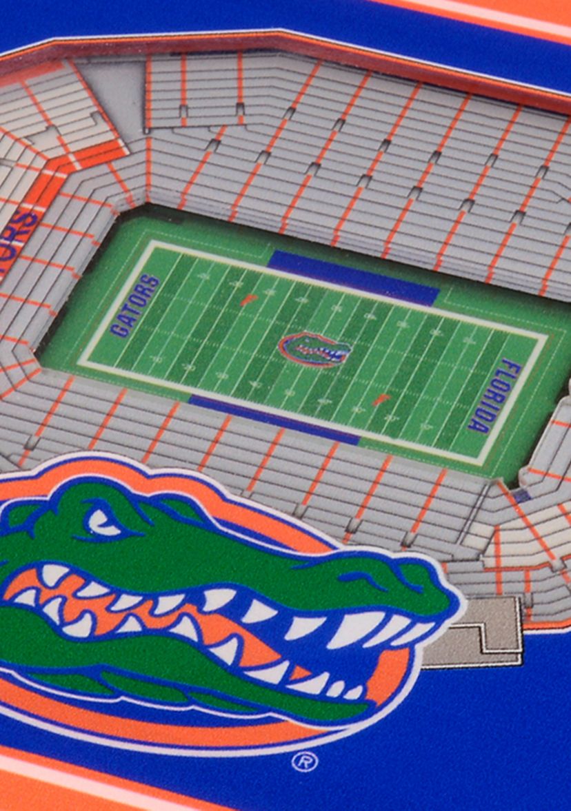 YouTheFan NCAA Florida Gators 3D StadiumView Coasters - Ben Hill Griffin Stadium