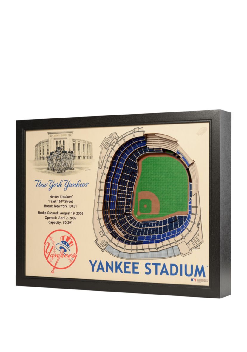 YouTheFan MLB New York Yankees 25-Layer StadiumViews 3D Wall Art - Yankee Stadium