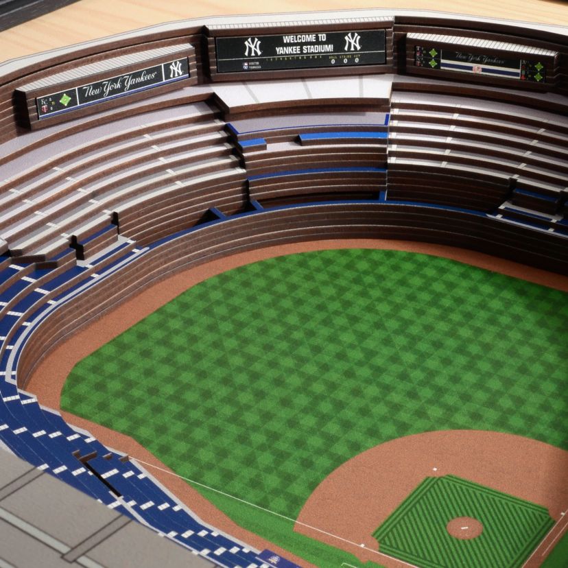 YouTheFan MLB New York Yankees 25-Layer StadiumViews 3D Wall Art - Yankee Stadium
