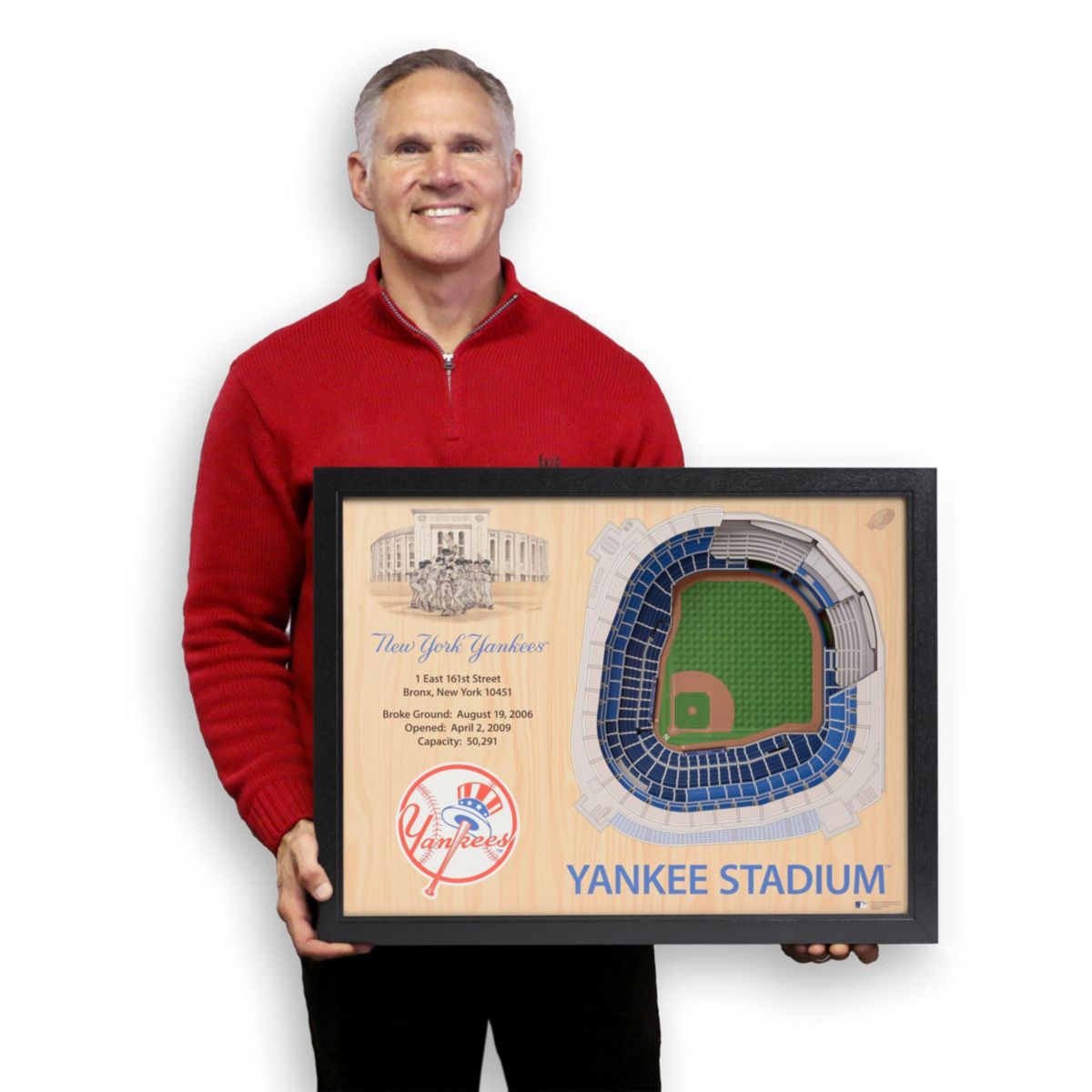 YouTheFan MLB New York Yankees 25-Layer StadiumViews 3D Wall Art - Yankee Stadium