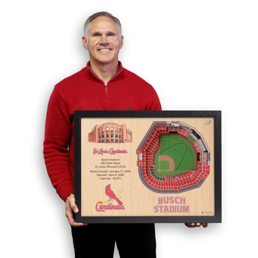 YouTheFan MLB St. Louis Cardinals 25-Layer StadiumViews 3D Wall Art - Busch Stadium