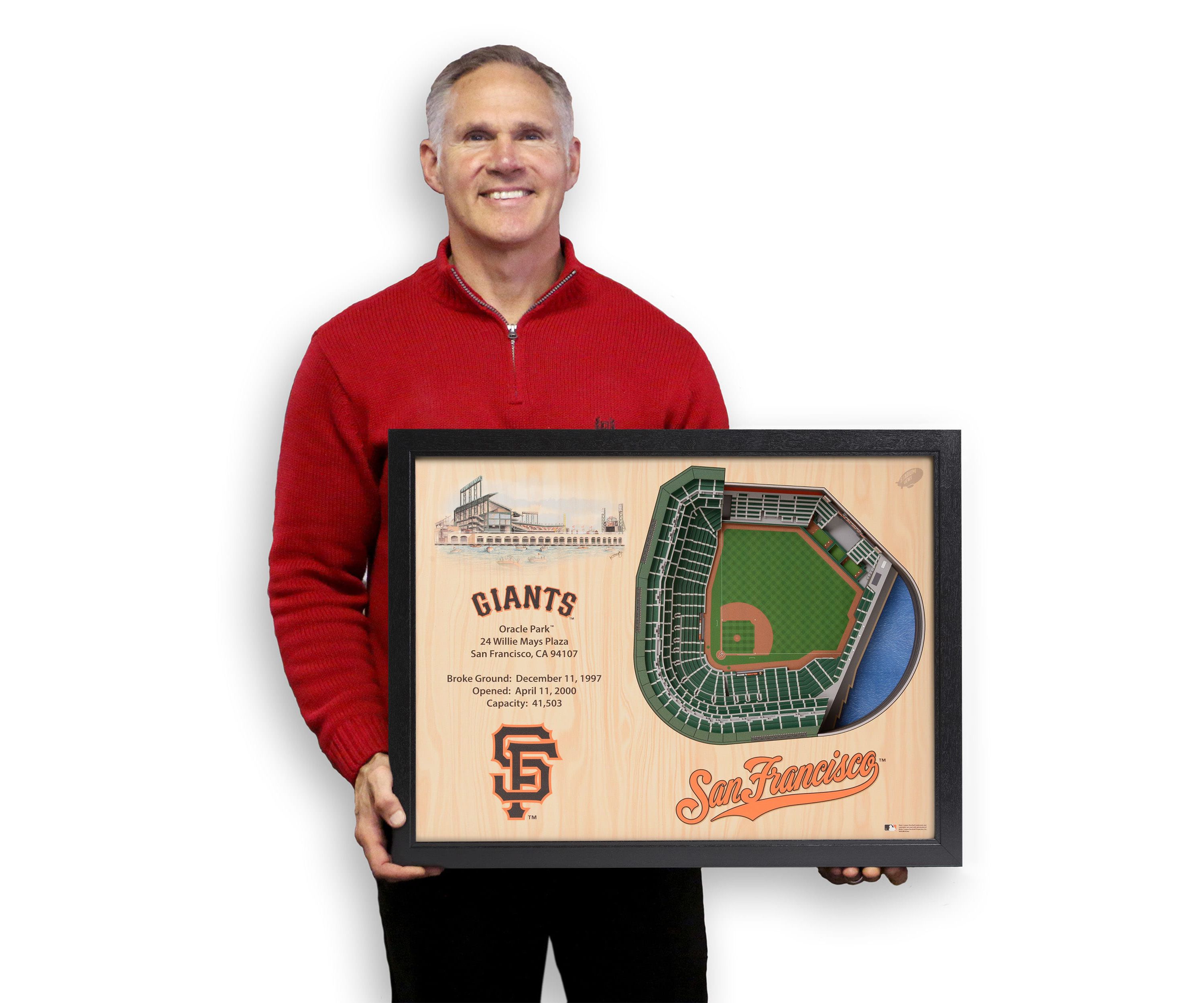 YouTheFan MLB San Francisco Giants 25-Layer StadiumViews 3D Wall Art - Oracle Park