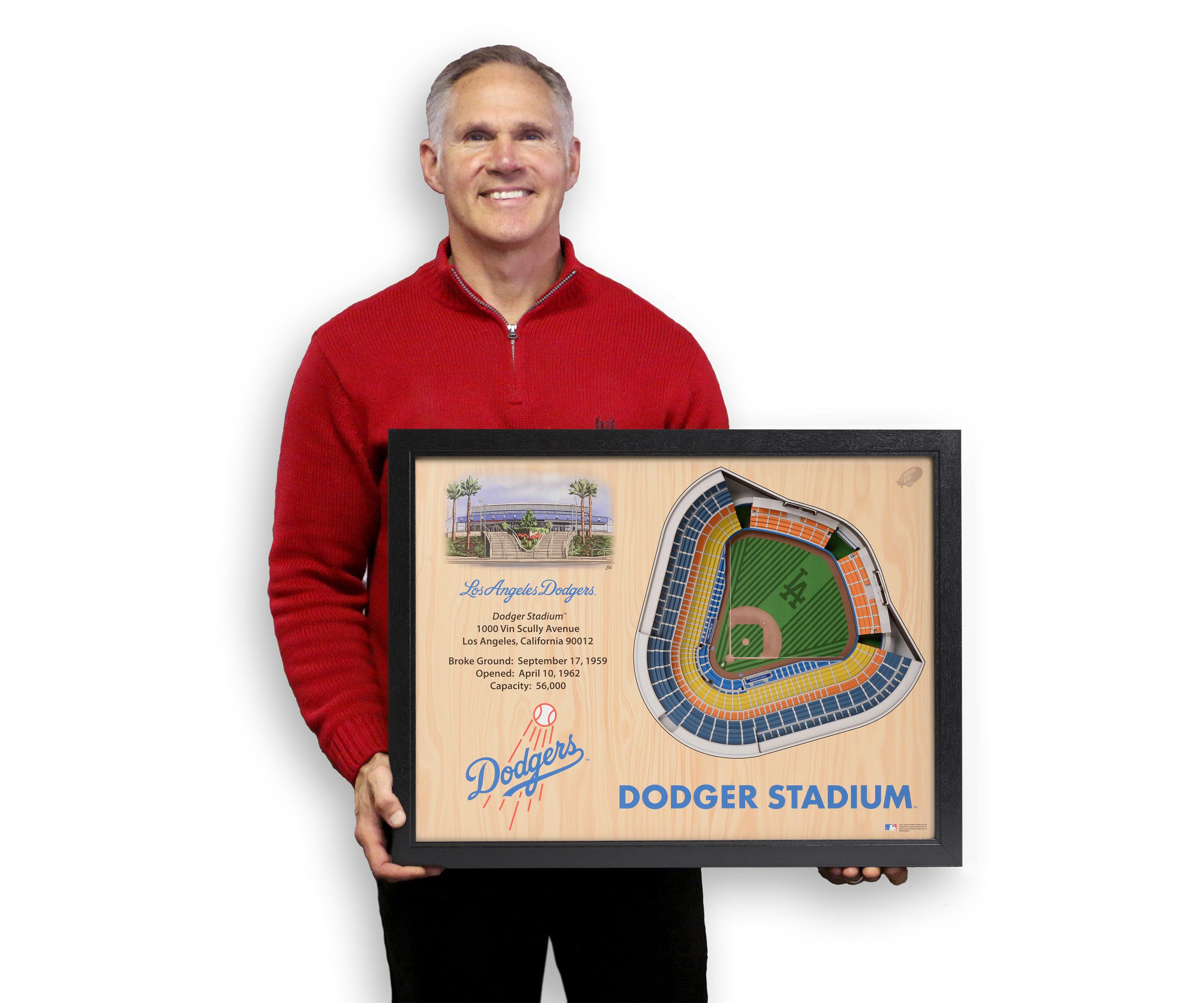 YouTheFan MLB Los Angeles Dodgers 25-Layer StadiumViews 3D Wall Art - Dodger Stadium